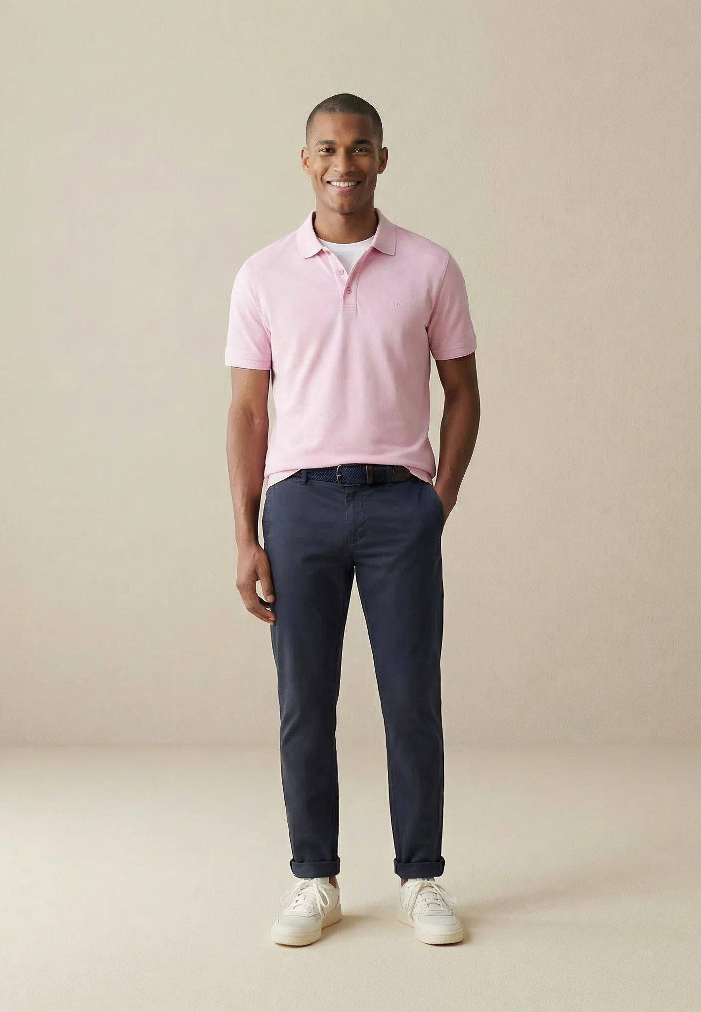 2PLY Poloshirt aus Baumwolle mit klassischem Polokragen - Image 27