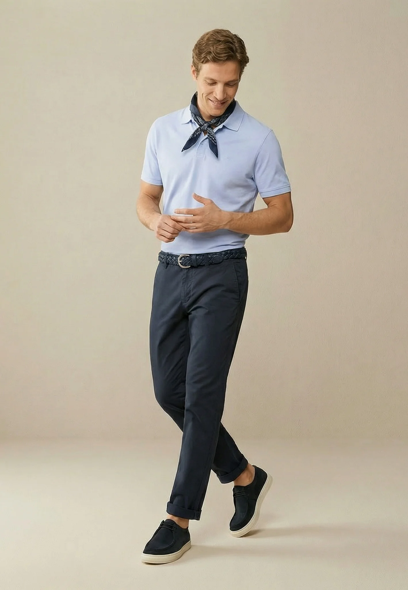 2PLY Poloshirt aus Baumwolle mit klassischem Polokragen - Image 33