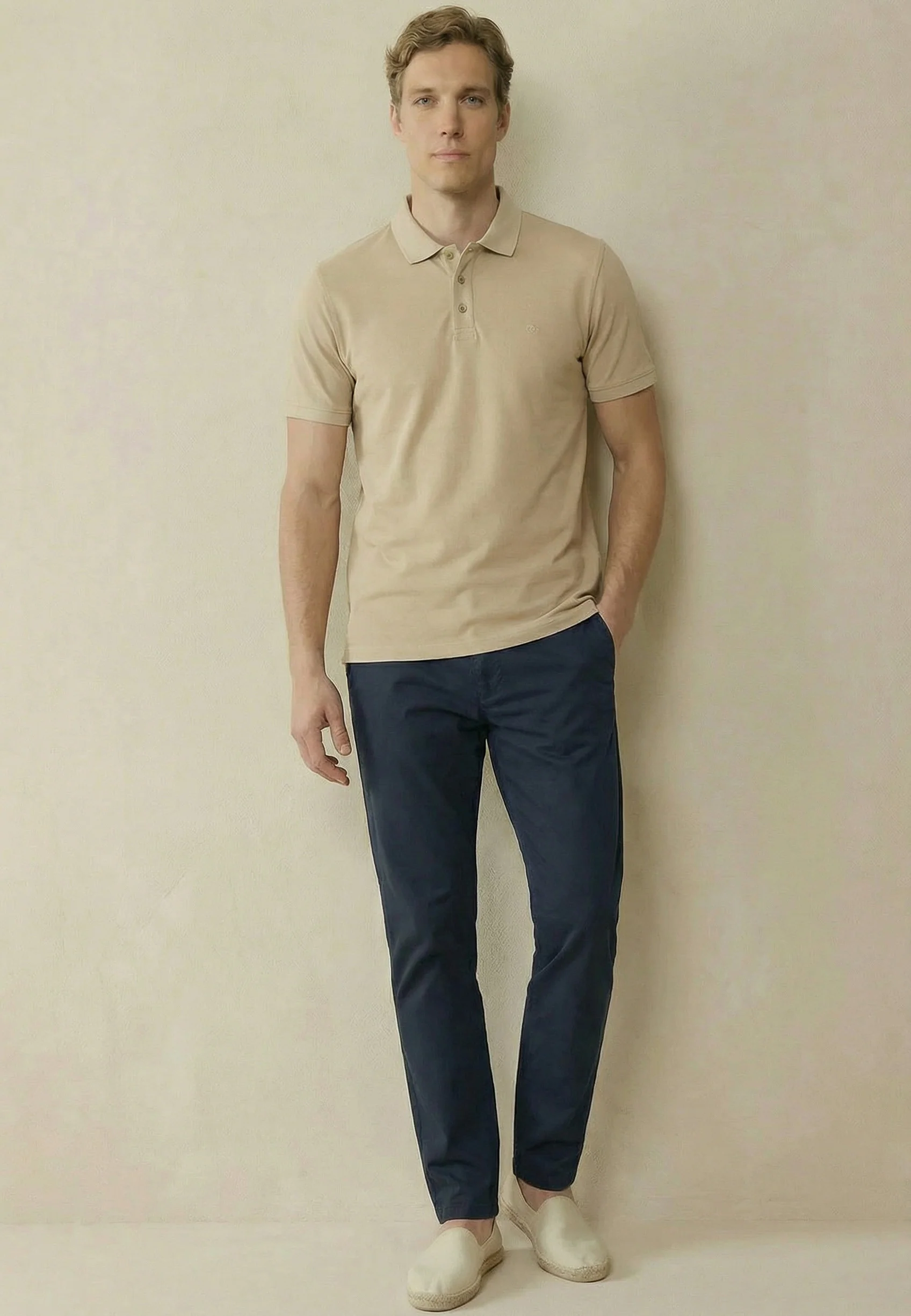 2PLY Poloshirt aus Baumwolle mit klassischem Polokragen - Image 38