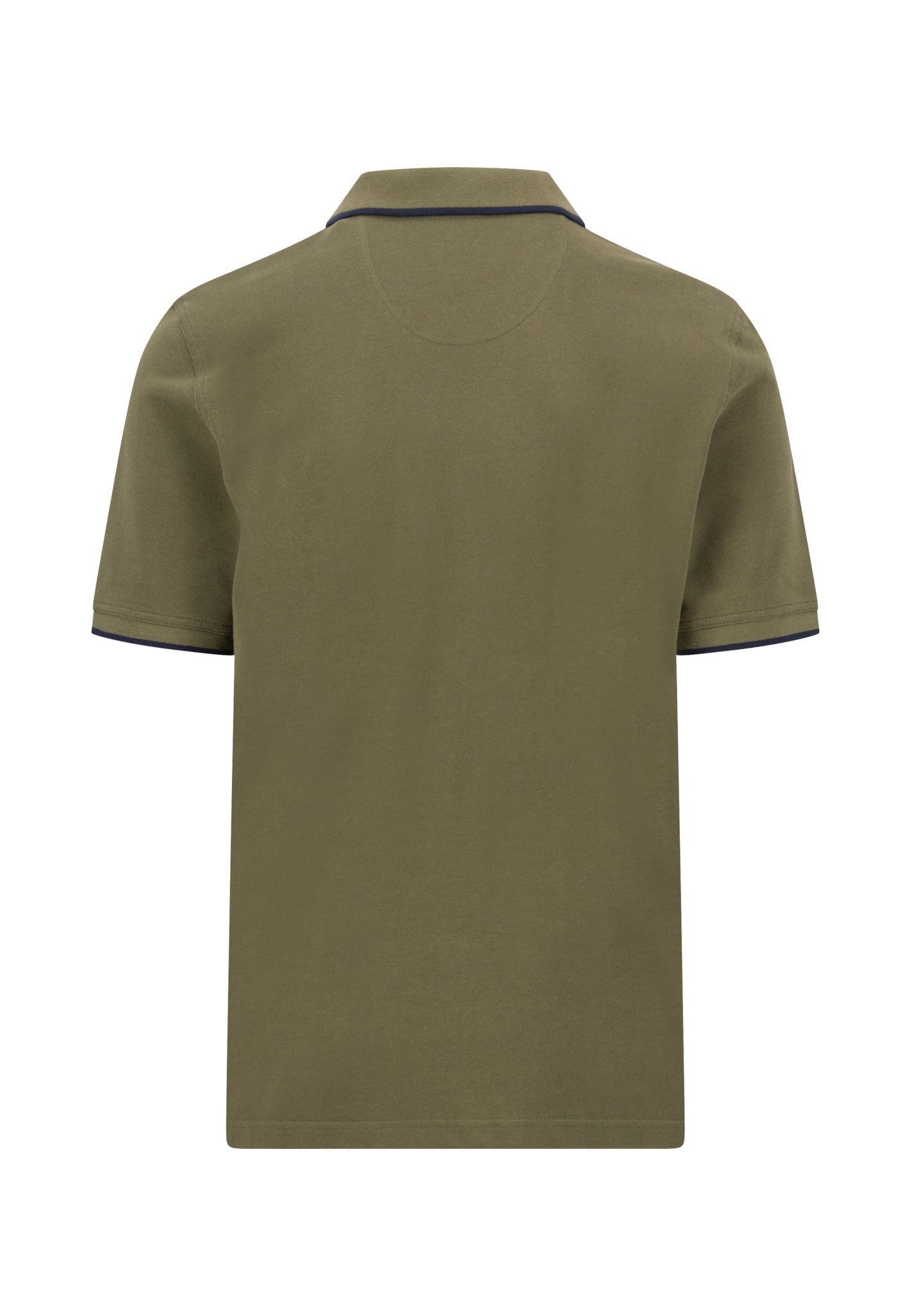 2PLY Poloshirt aus Baumwolle mit Kontrastkragen - Image 17
