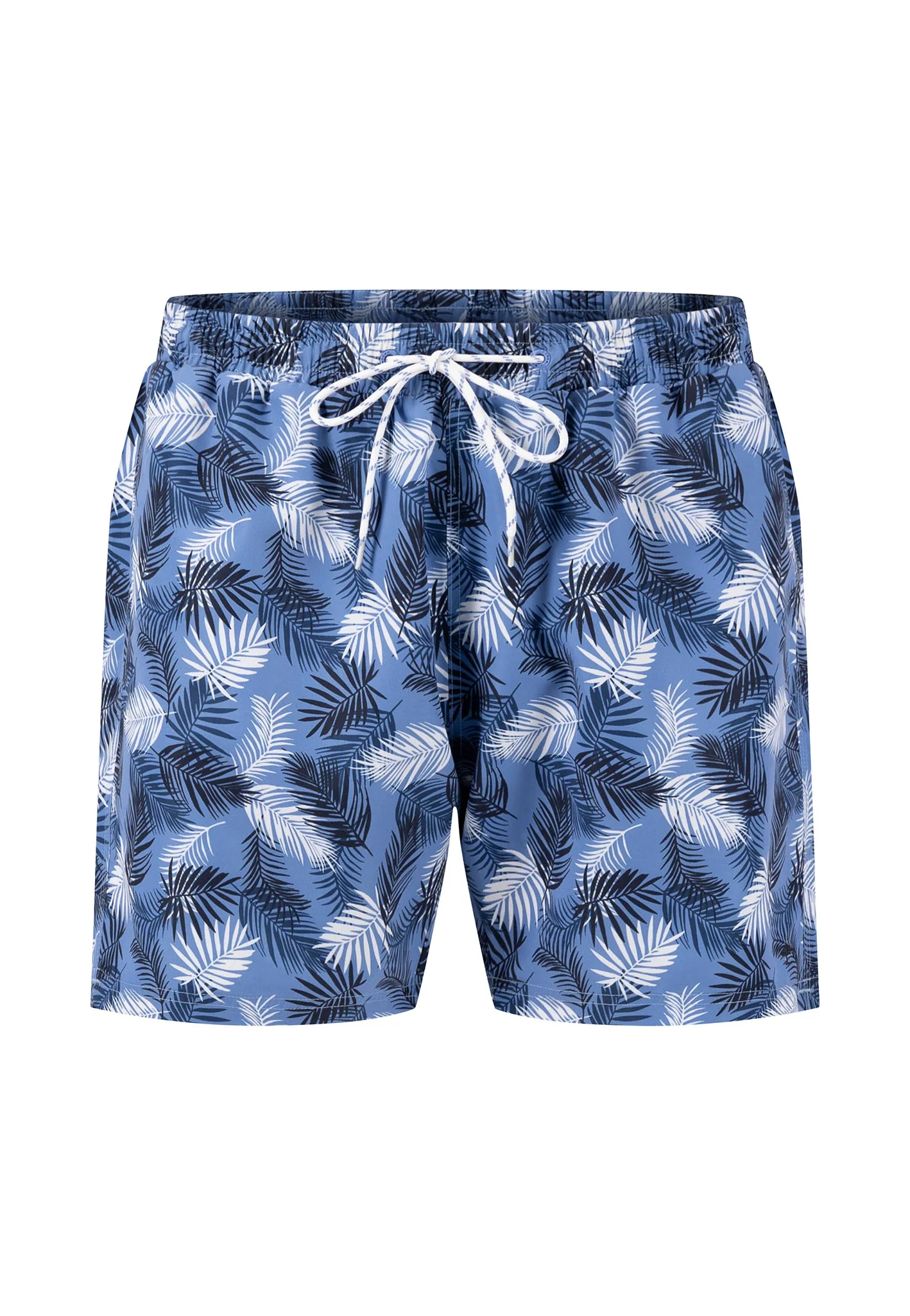 Badeshorts mit botanischem Print