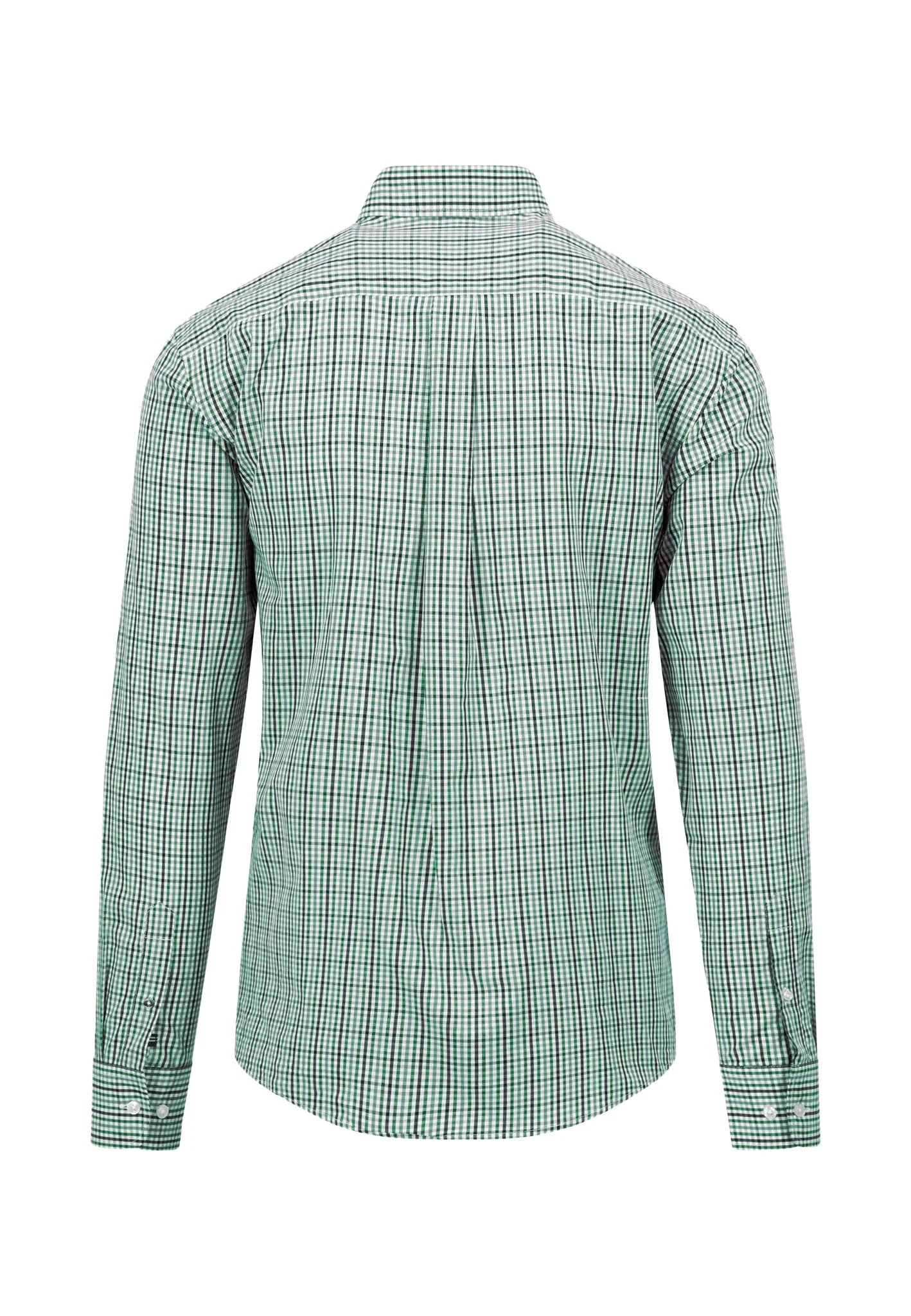 Baumwoll-Hemd mit feinem Vichy-Karo und Button-Down-Kragen - Image 6