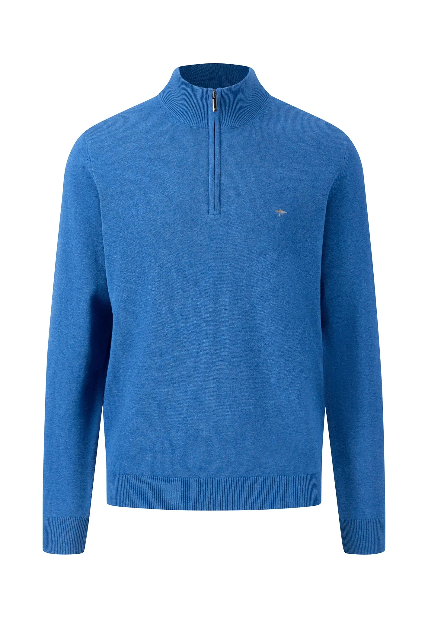 Baumwoll-Pullover mit Troyer-Kragen - Image 11