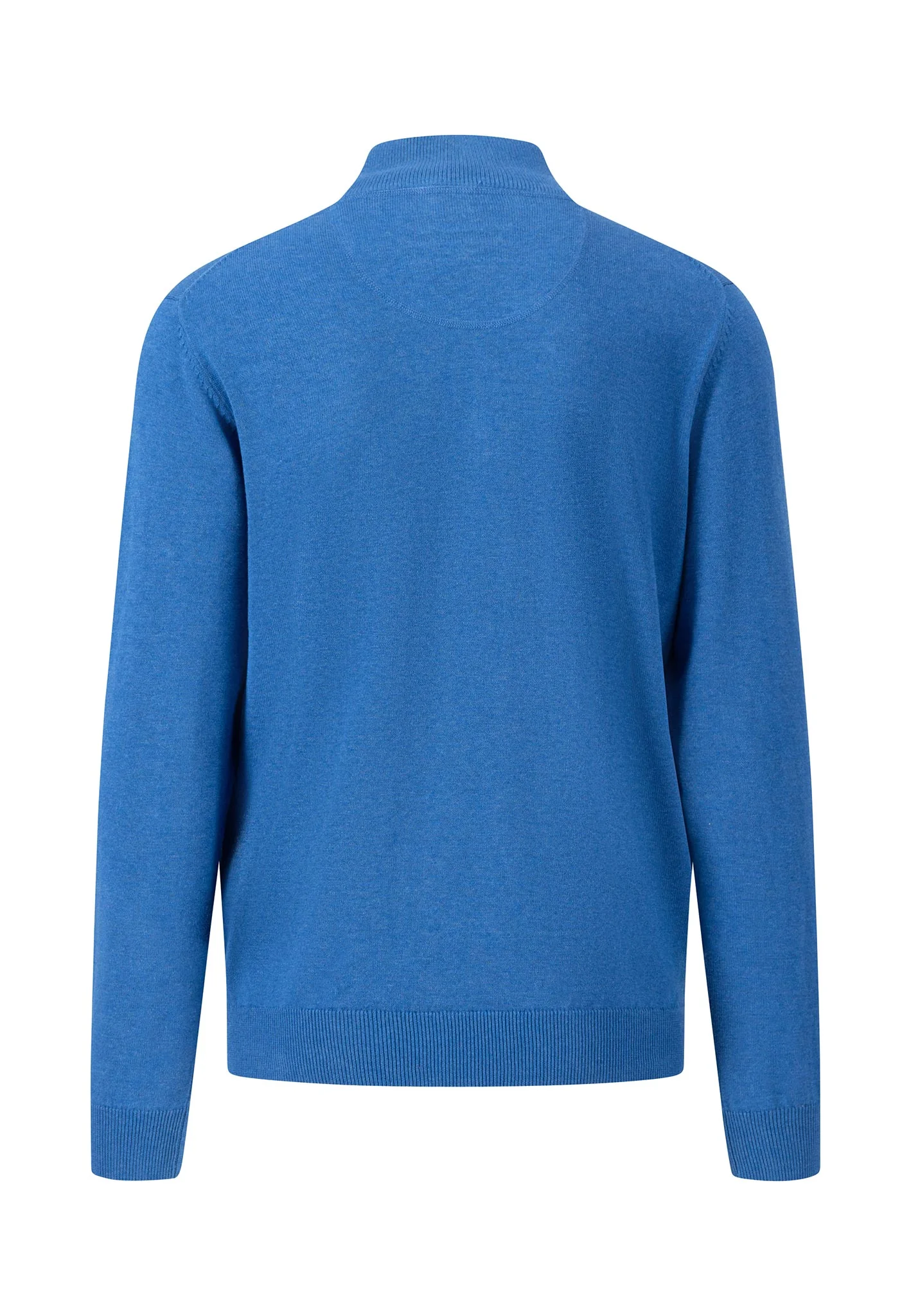 Baumwoll-Pullover mit Troyer-Kragen - Image 12