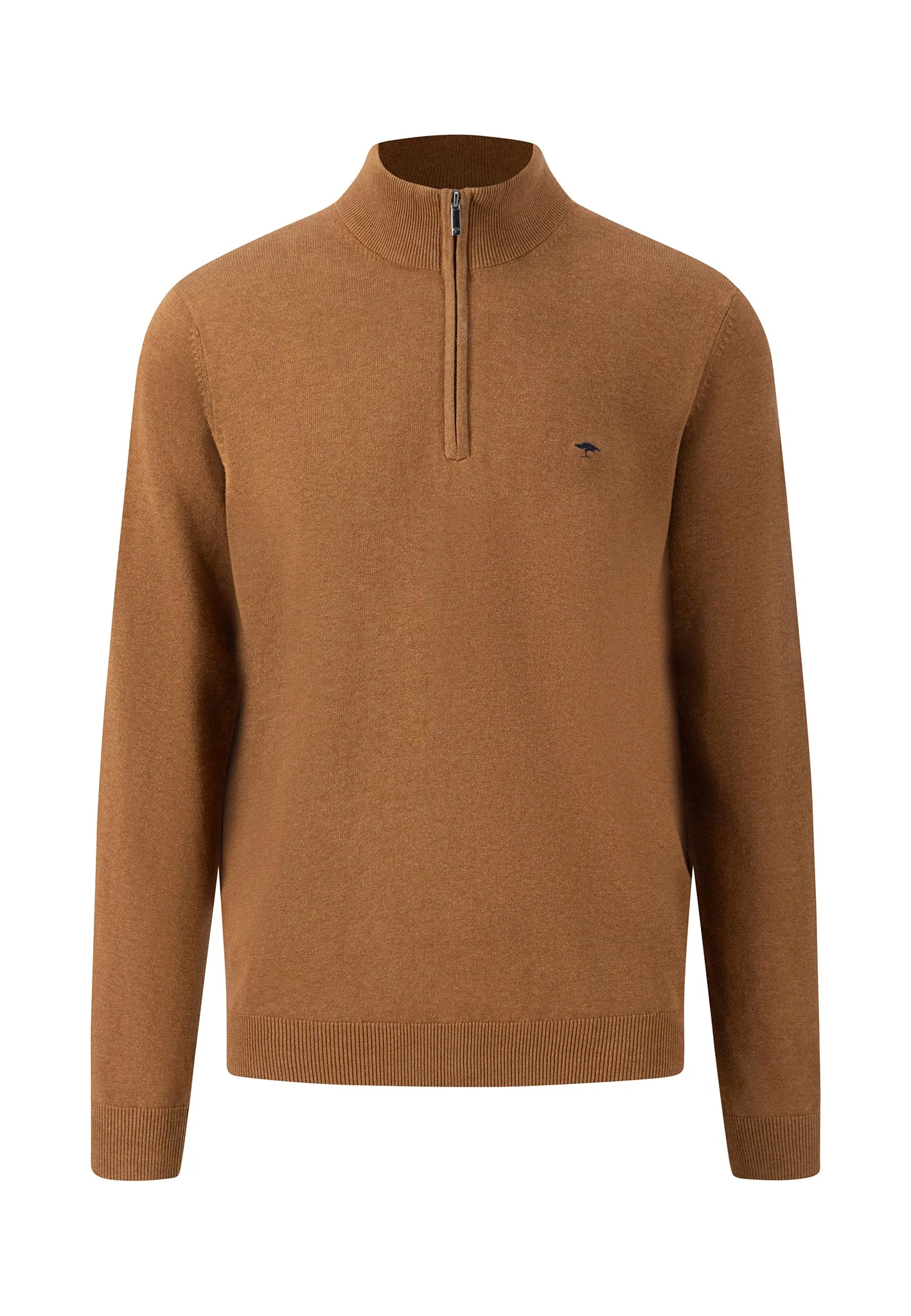 Baumwoll-Pullover mit Troyer-Kragen - Image 15
