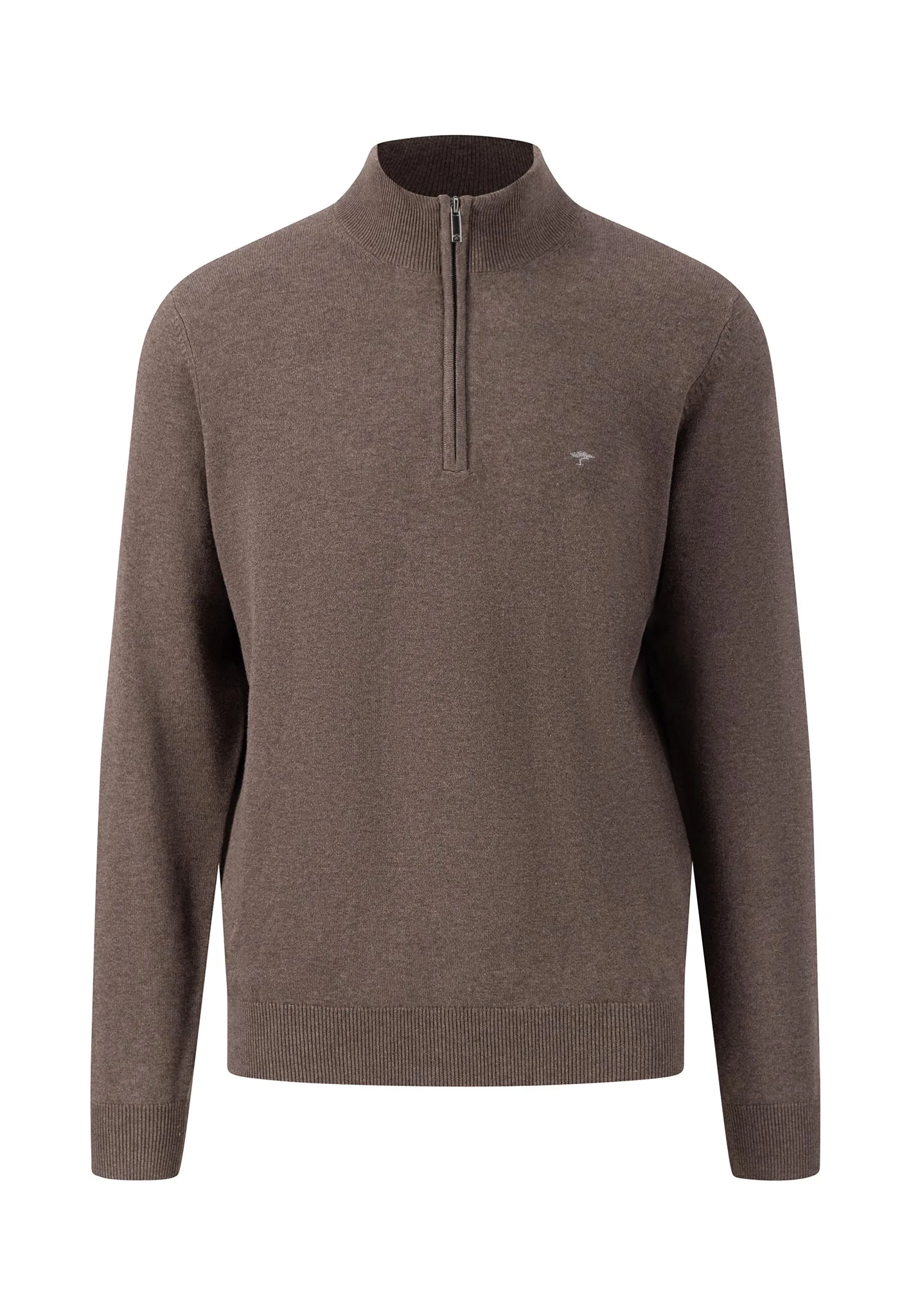 Baumwoll-Pullover mit Troyer-Kragen - Image 17