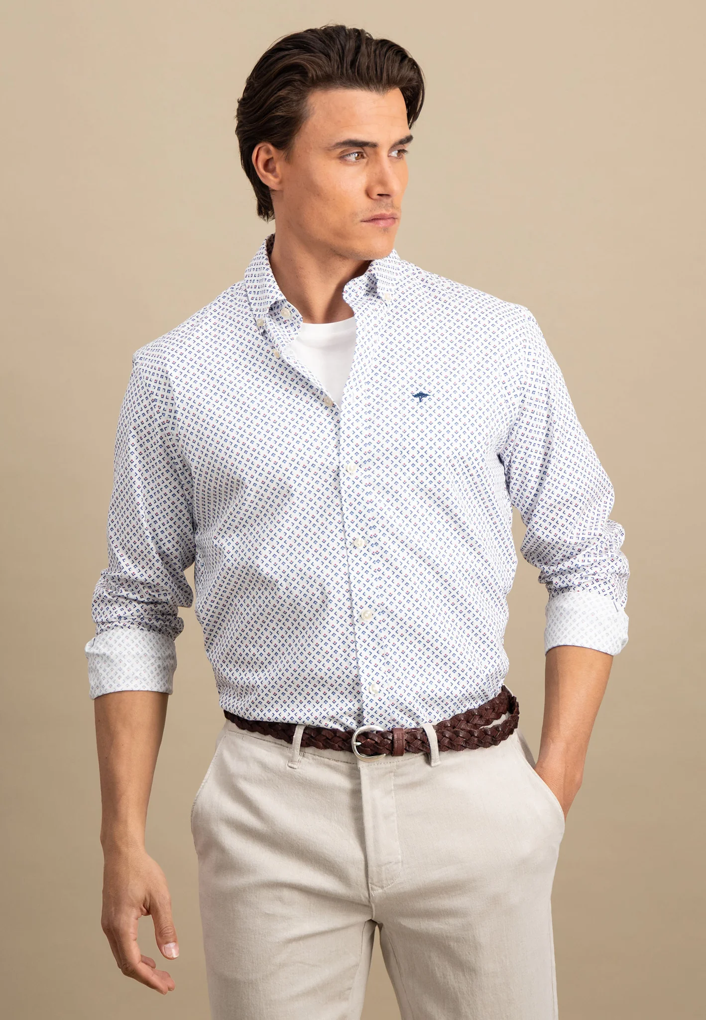 Hemd aus Baumwolle mit Button-Down-Kragen - Image 7