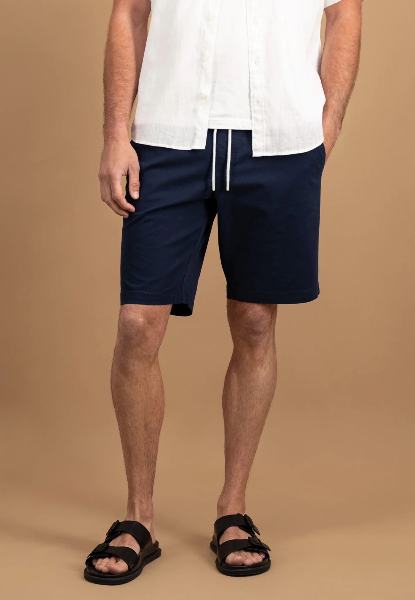 Bermuda Shorts aus Baumwoll-Mix mit Kordelzug - Image 8