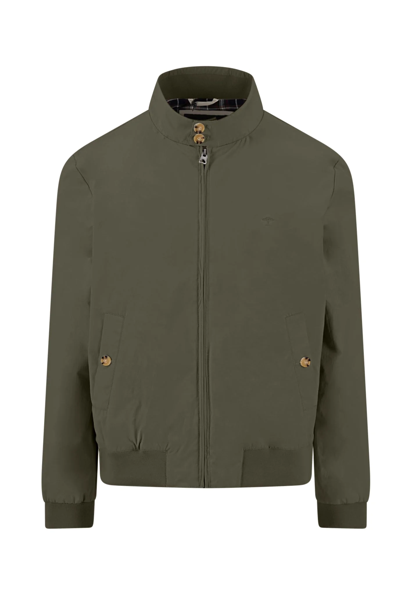 Blouson aus Materialmix im Harrington-Stil mit Stehkragen - Image 14