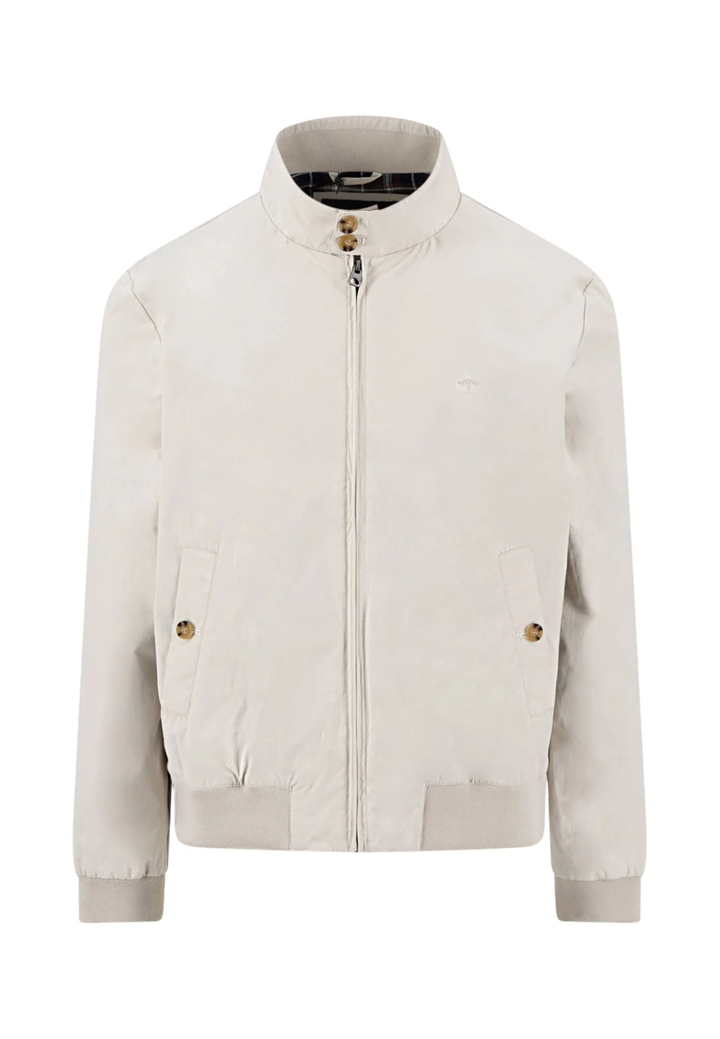 Blouson aus Materialmix im Harrington-Stil mit Stehkragen - Image 4