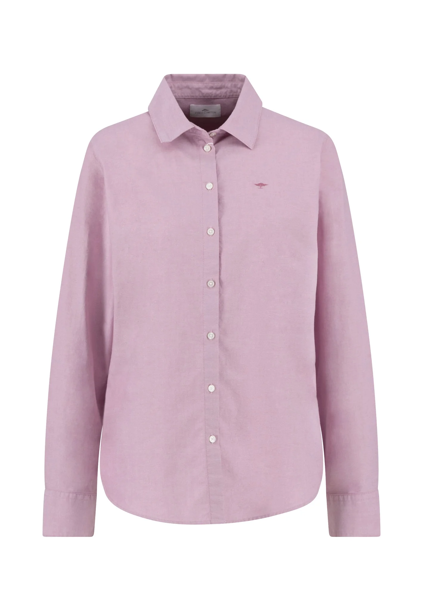 Bluse aus Baumwolle mit Hemdkragen und Knopfleiste - Image 6