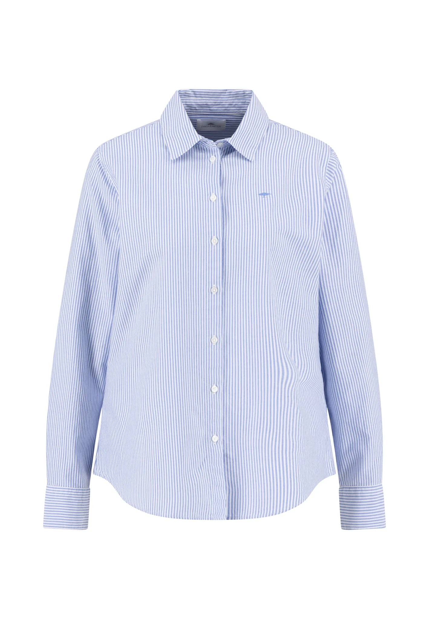 Bluse aus Baumwolle mit Streifenmuster und Hemdkragen - Image 11