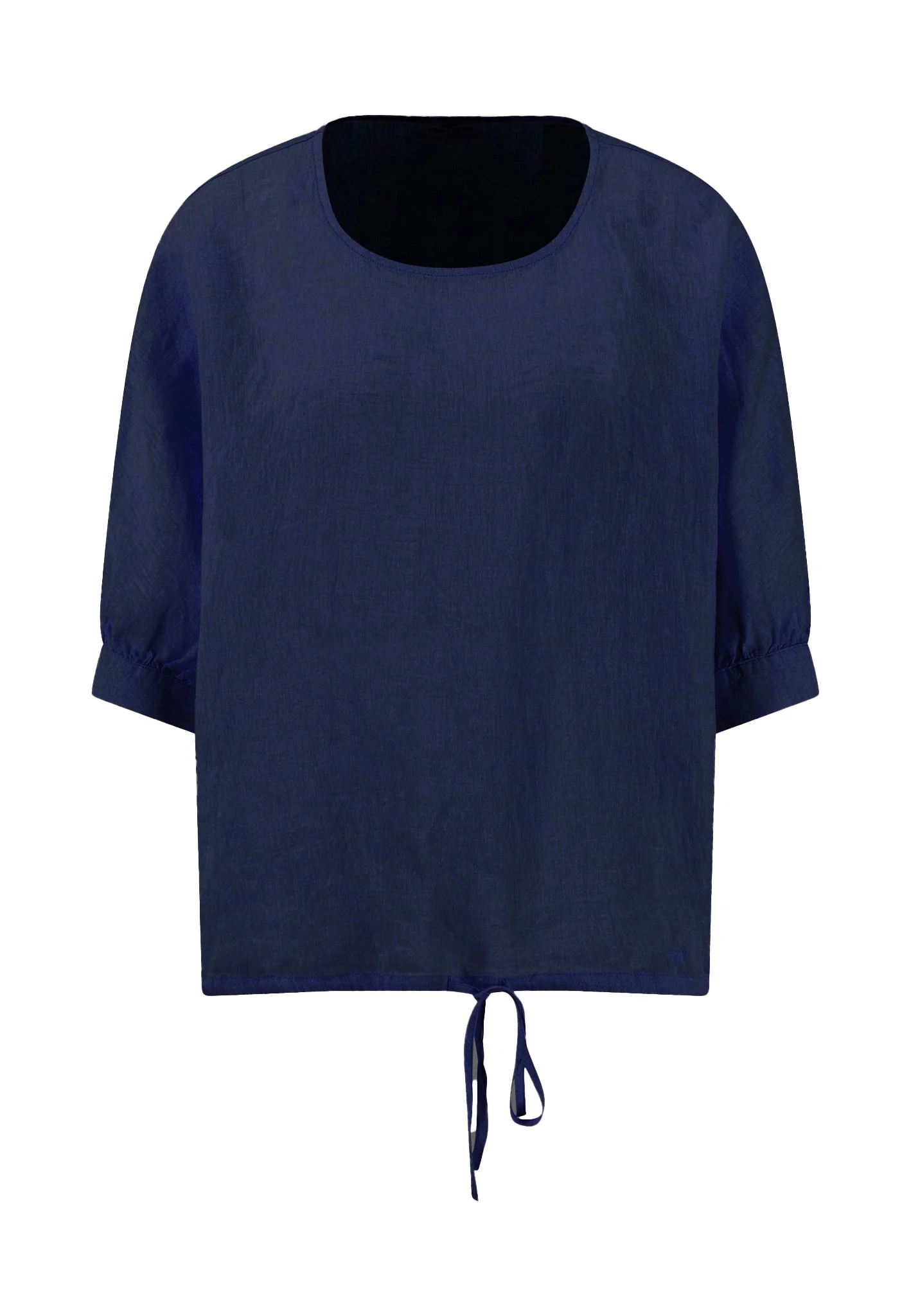 Bluse aus Leinen mit Bindeband und 3/4-Arm - Image 7