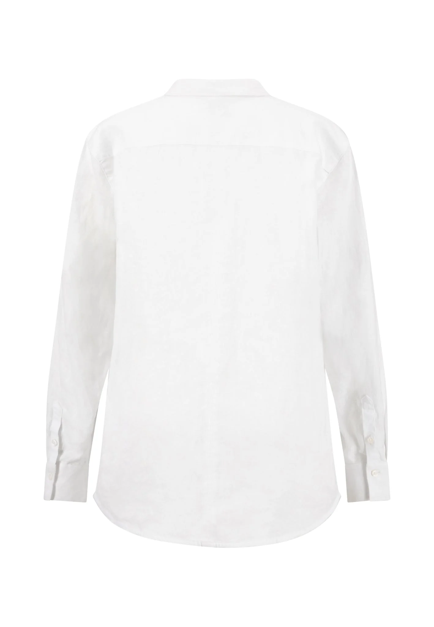 Bluse aus Leinen mit Hemdkragen und Knopfleiste - Image 2
