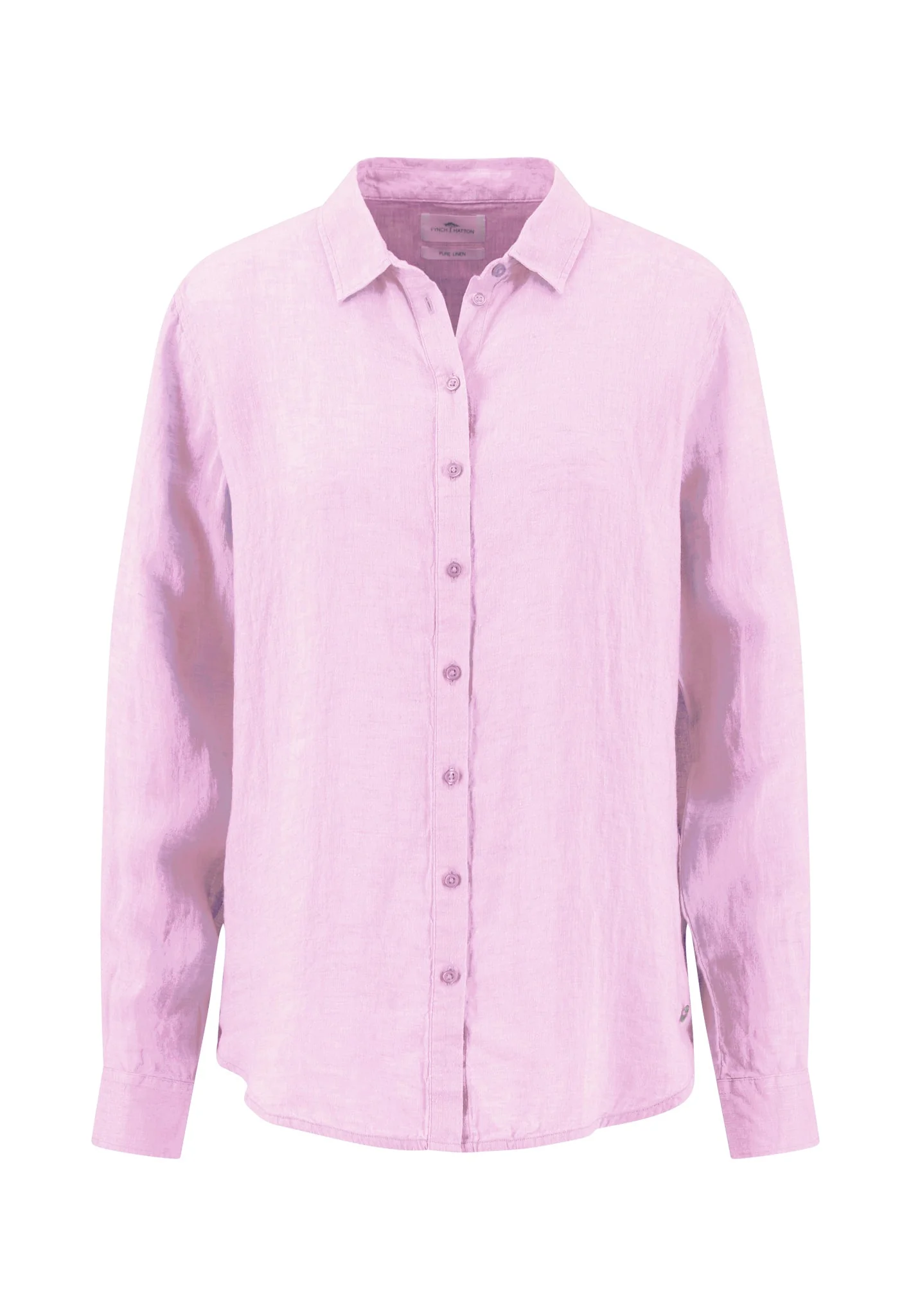 Bluse aus Leinen mit Hemdkragen und Knopfleiste - Image 3