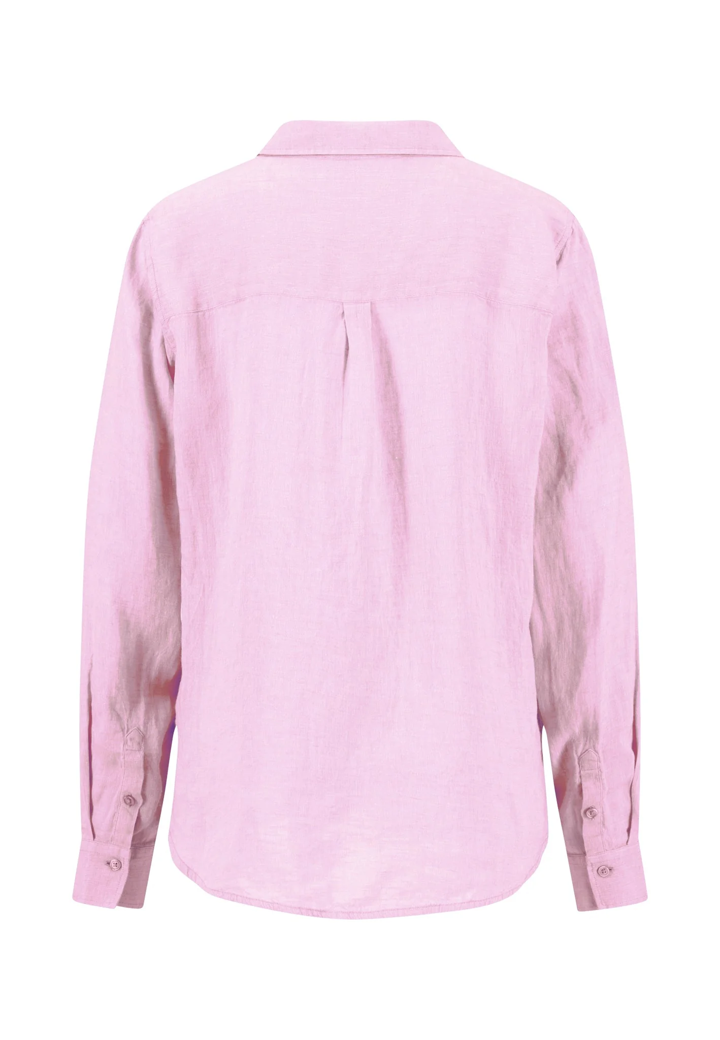Bluse aus Leinen mit Hemdkragen und Knopfleiste - Image 4