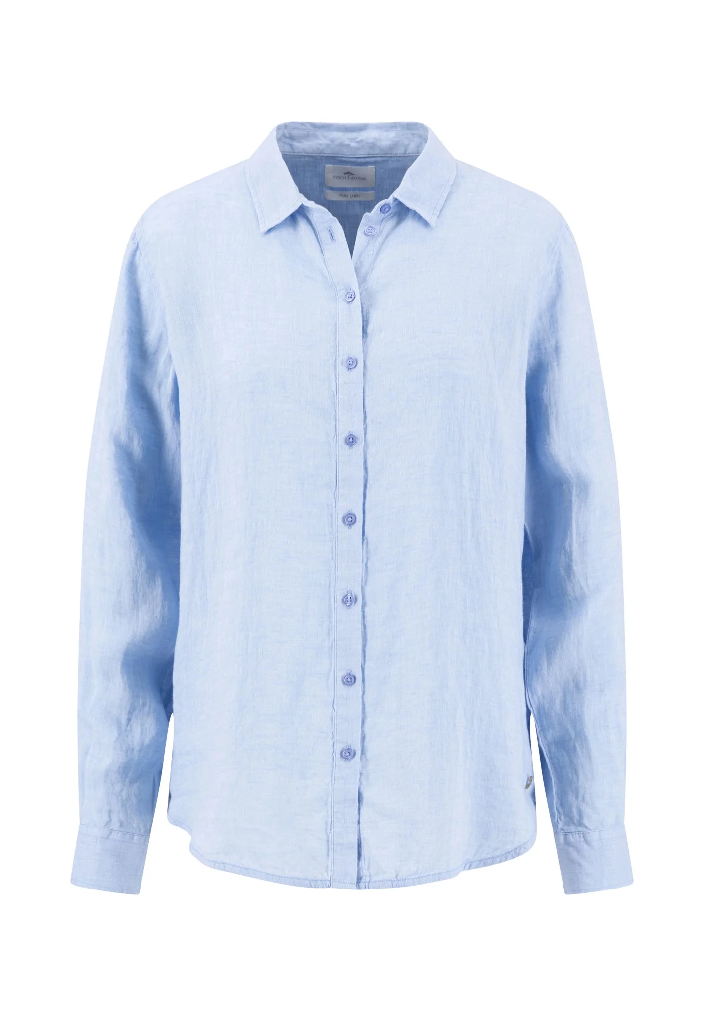 Bluse aus Leinen mit Hemdkragen und Knopfleiste - Image 5