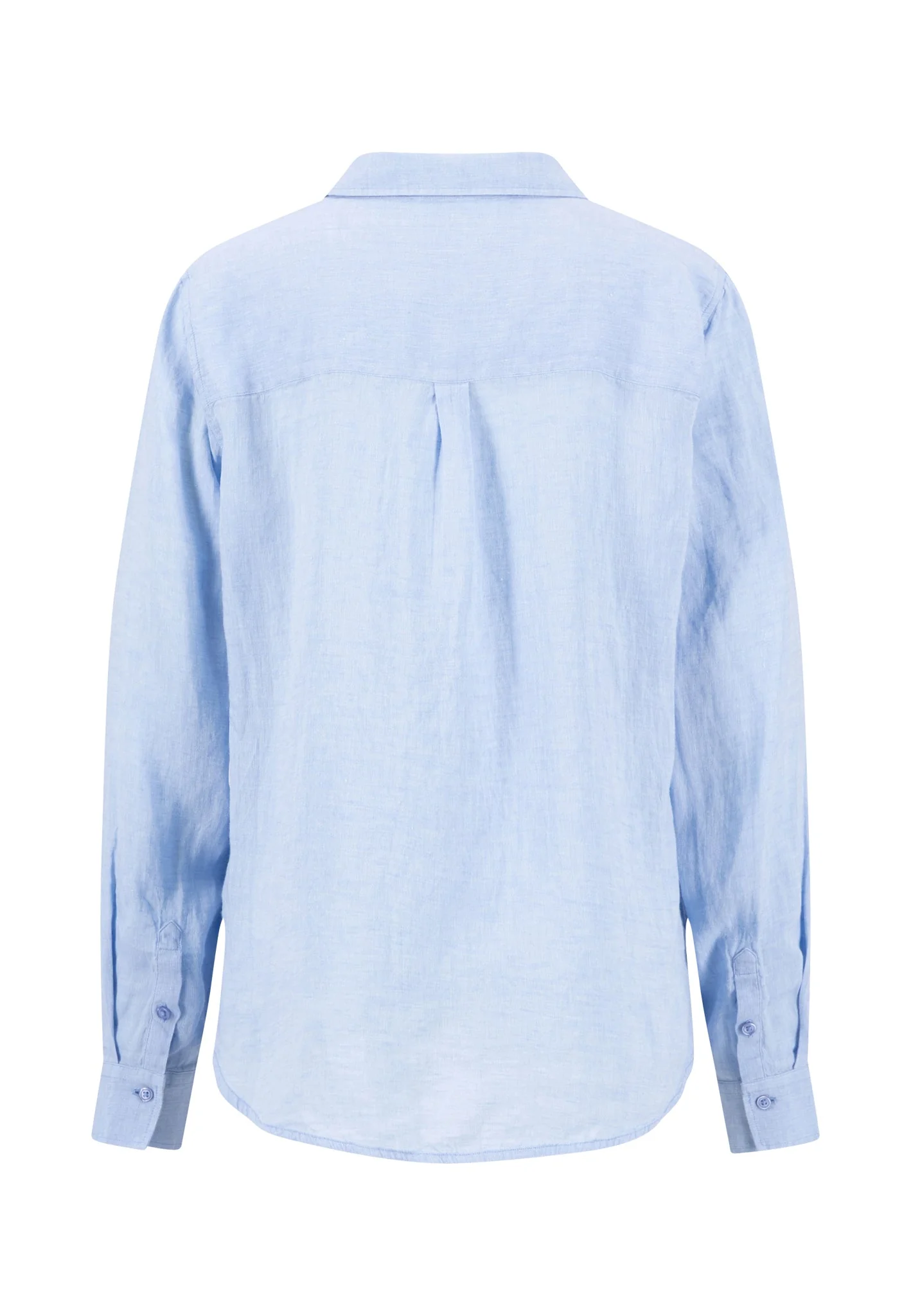Bluse aus Leinen mit Hemdkragen und Knopfleiste - Image 6