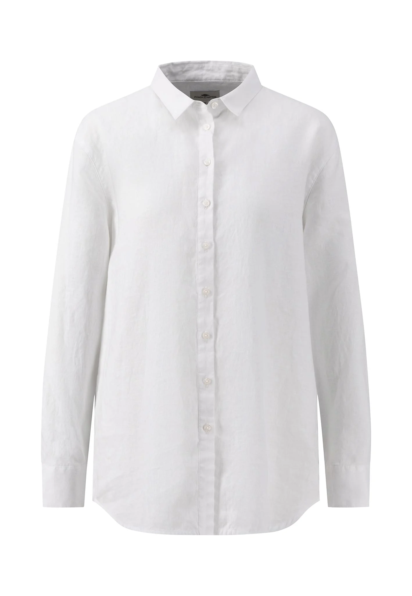 Bluse aus Leinenmix mit Kentkragen - Image 15