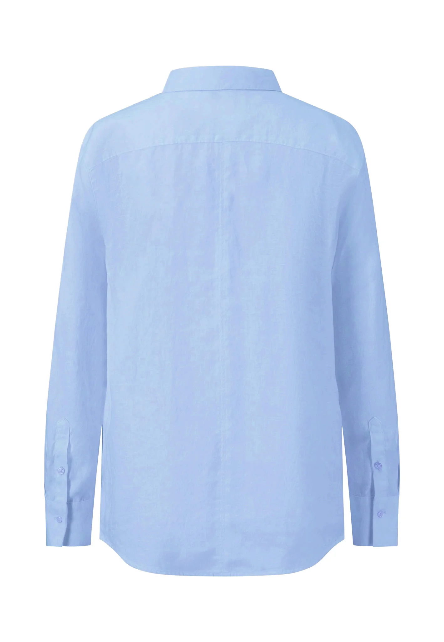 Bluse aus Leinenmix mit Kentkragen - Image 6