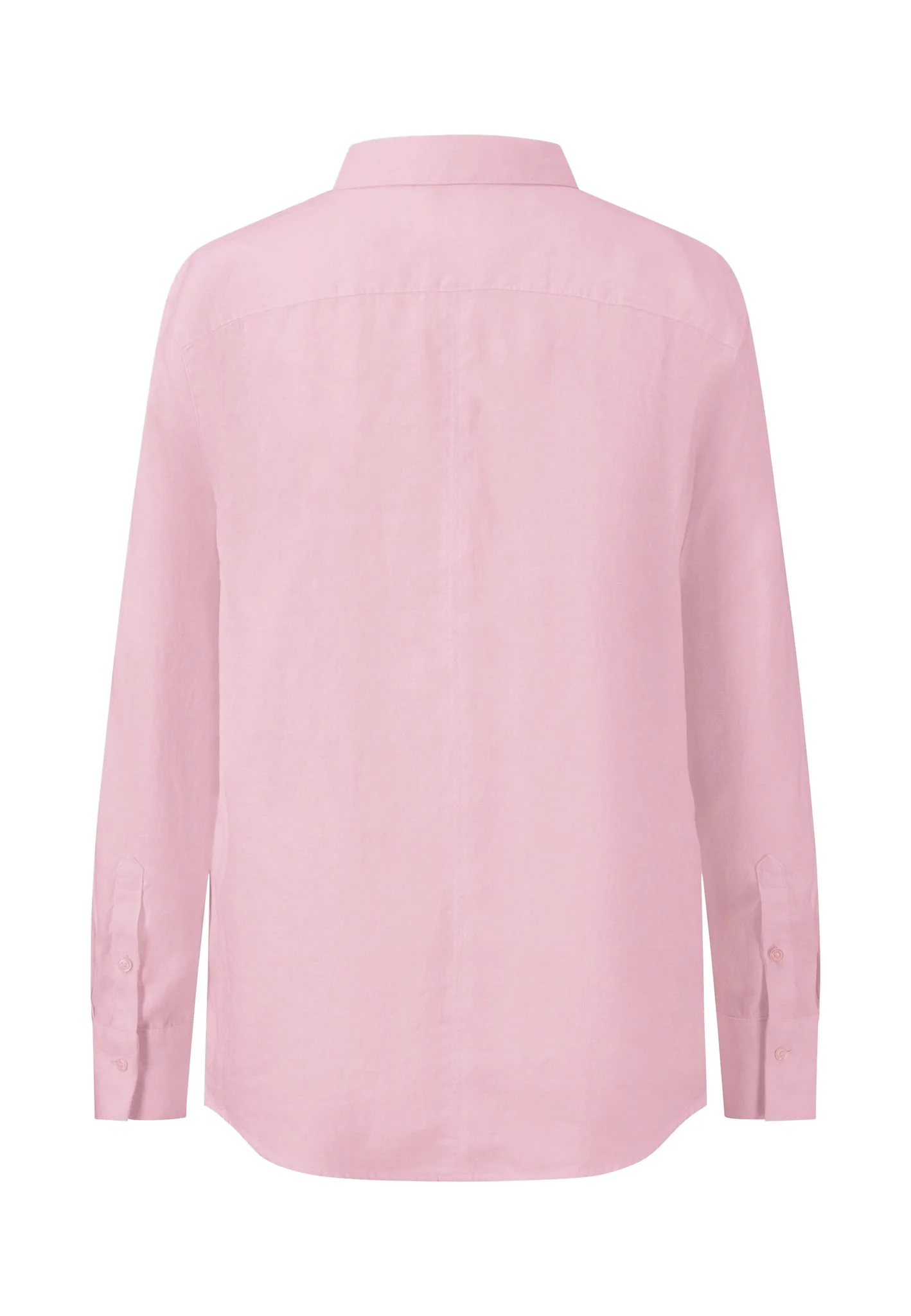 Bluse aus Leinenmix mit Kentkragen - Image 8