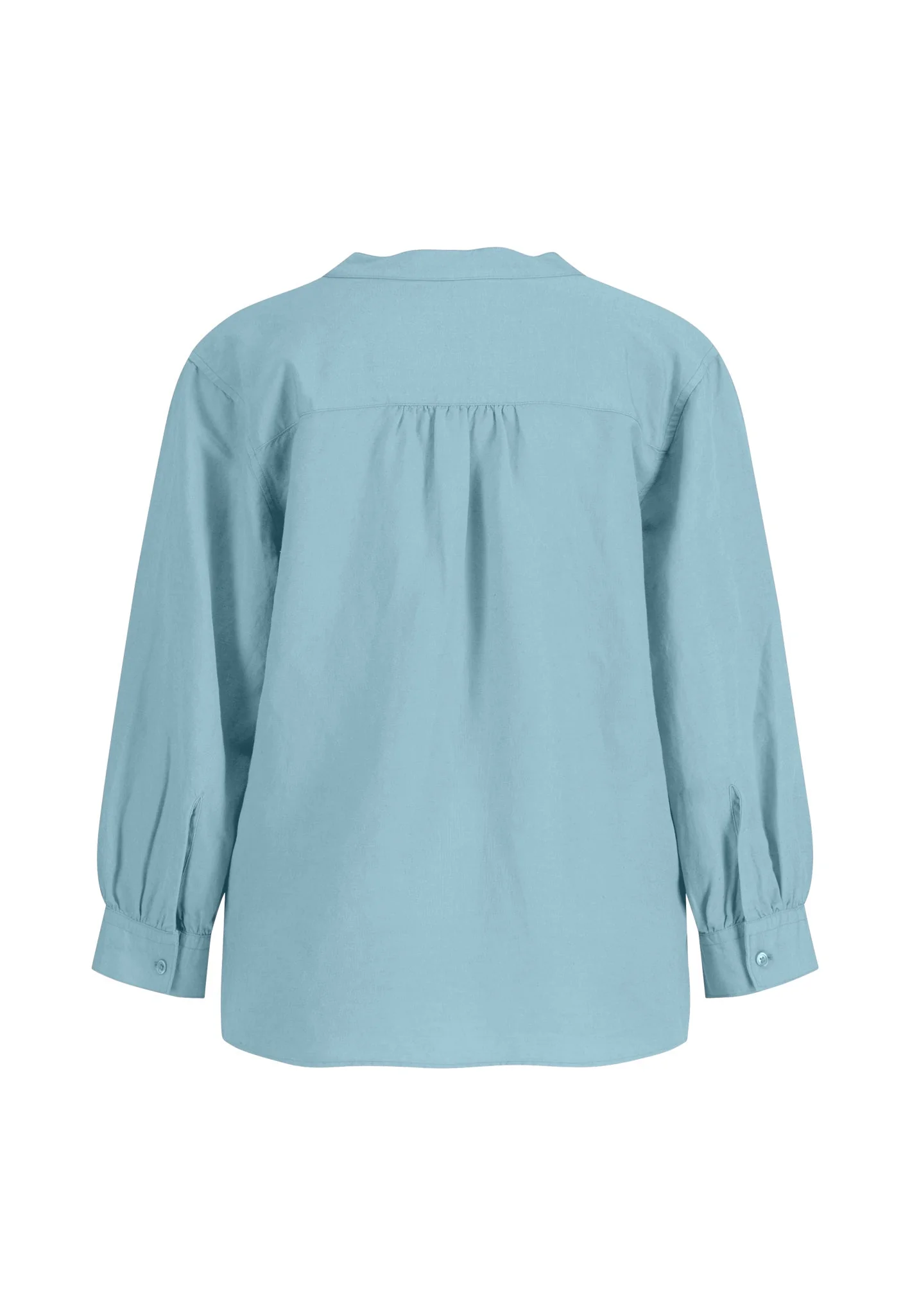 Bluse aus Leinenmix mit V-Ausschnitt - Image 6