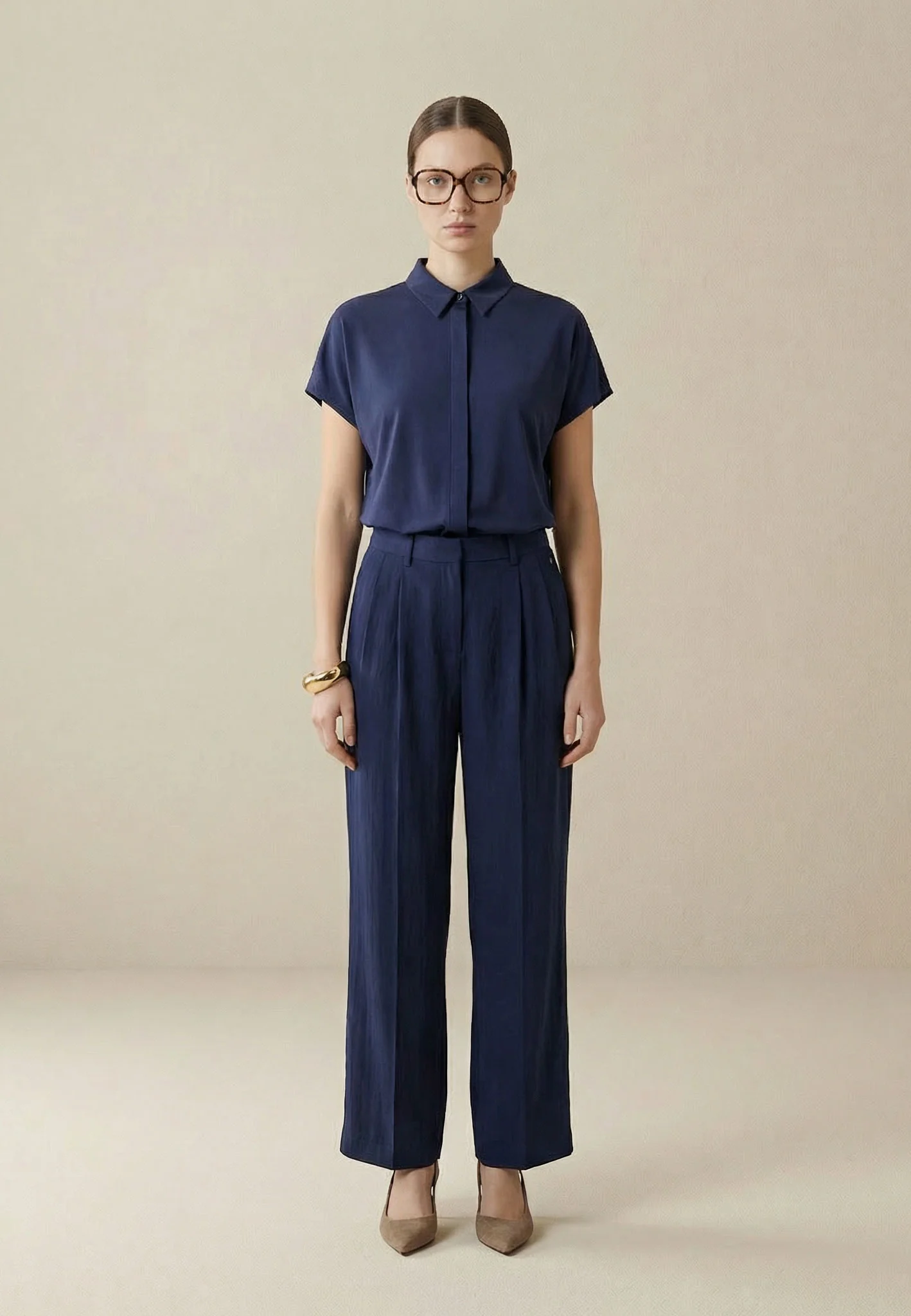 Bluse aus Modal-Mix mit klassischem Hemdkragen - Image 7