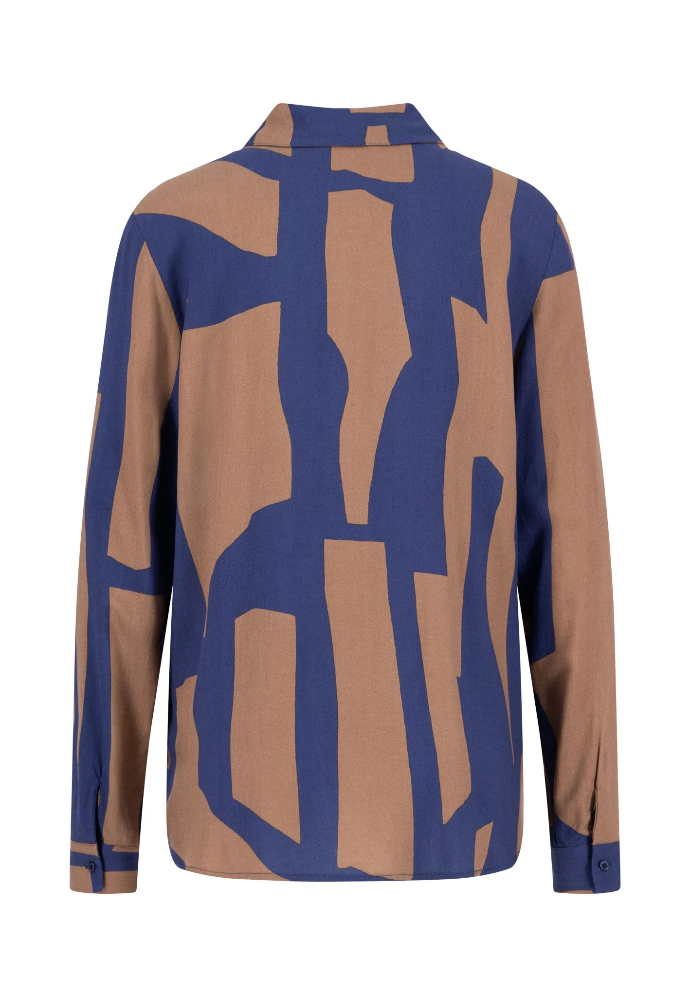 Bluse aus Viskose mit modernem Grafikprint - Image 6