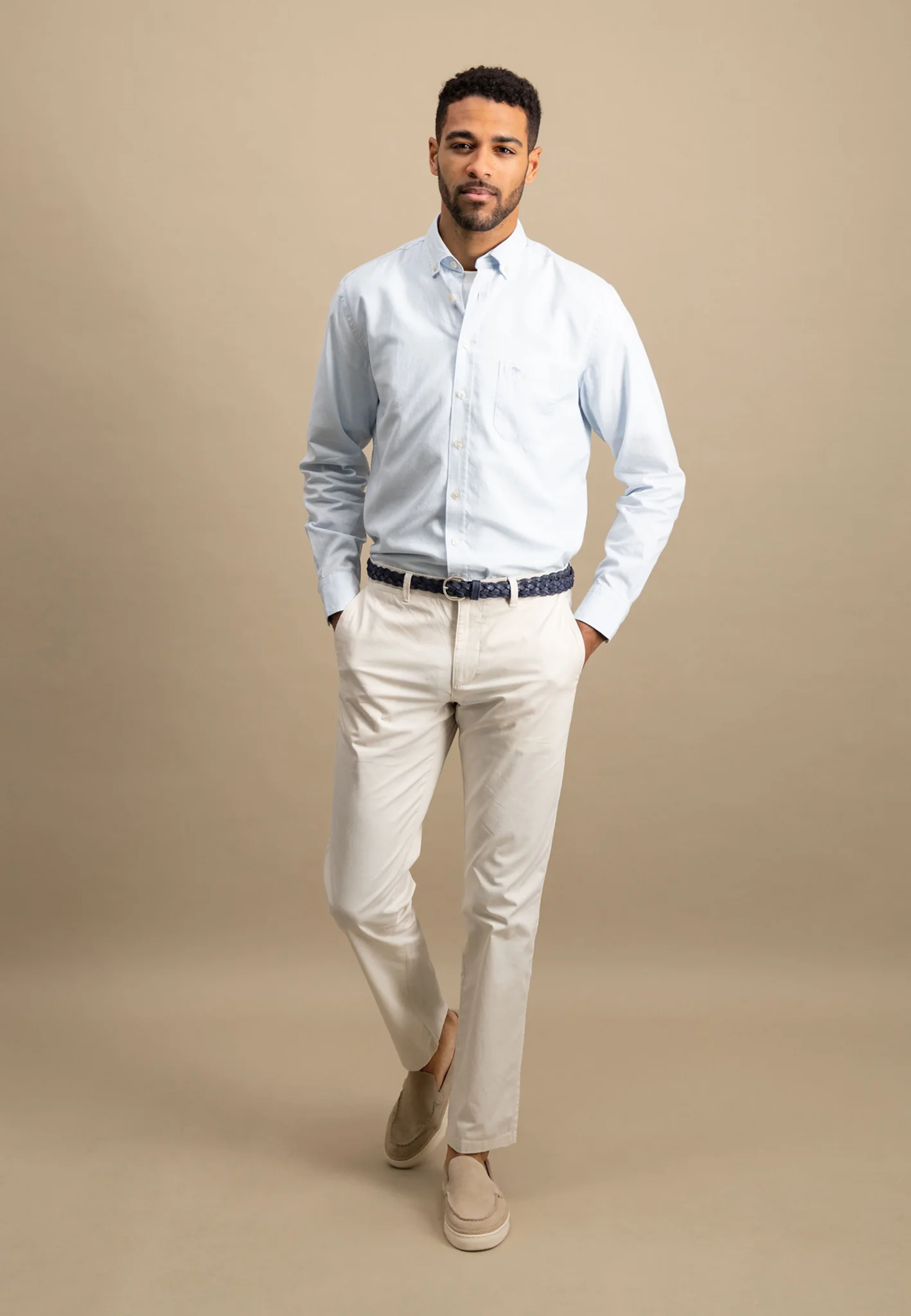 Chino aus Baumwoll-Stretch – Straight Leg - Image 3