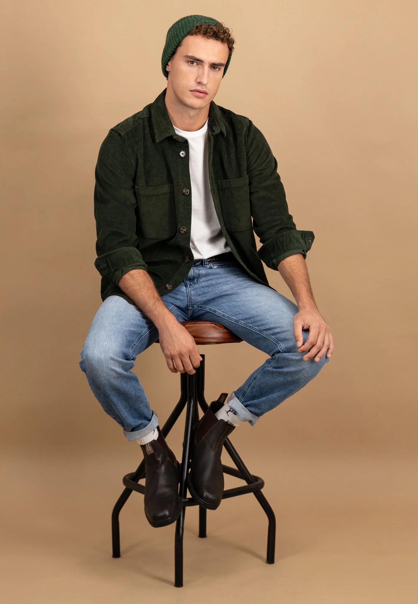 Cord-Overshirt aus Baumwolle mit Brusttaschen und Knopfleiste - Image 10
