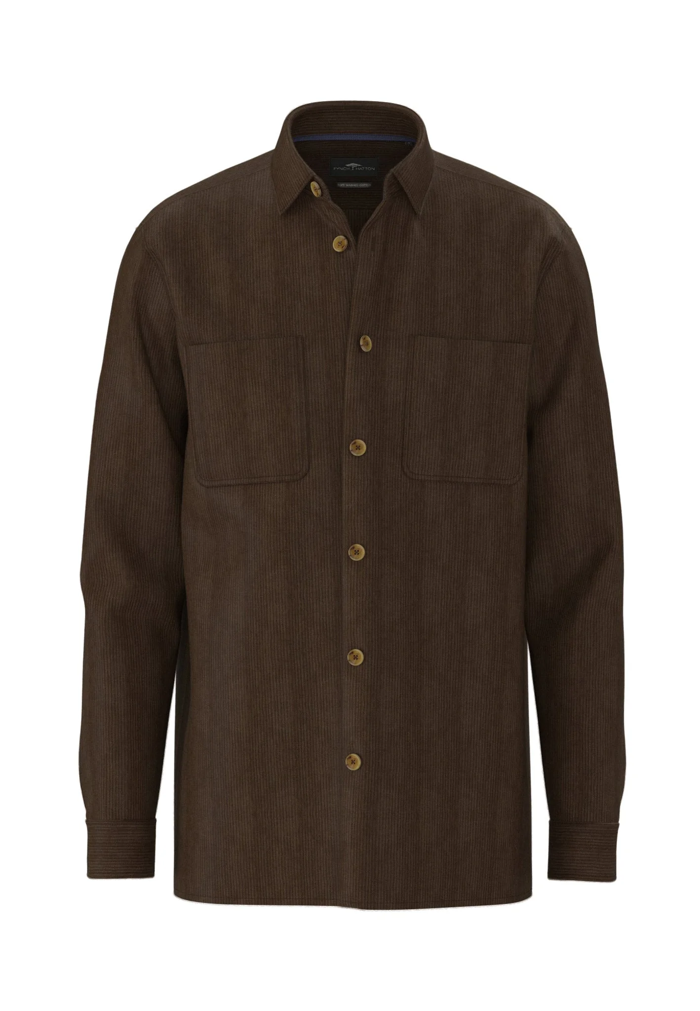 Cord-Overshirt aus Baumwolle mit Brusttaschen und Knopfleiste - Image 17
