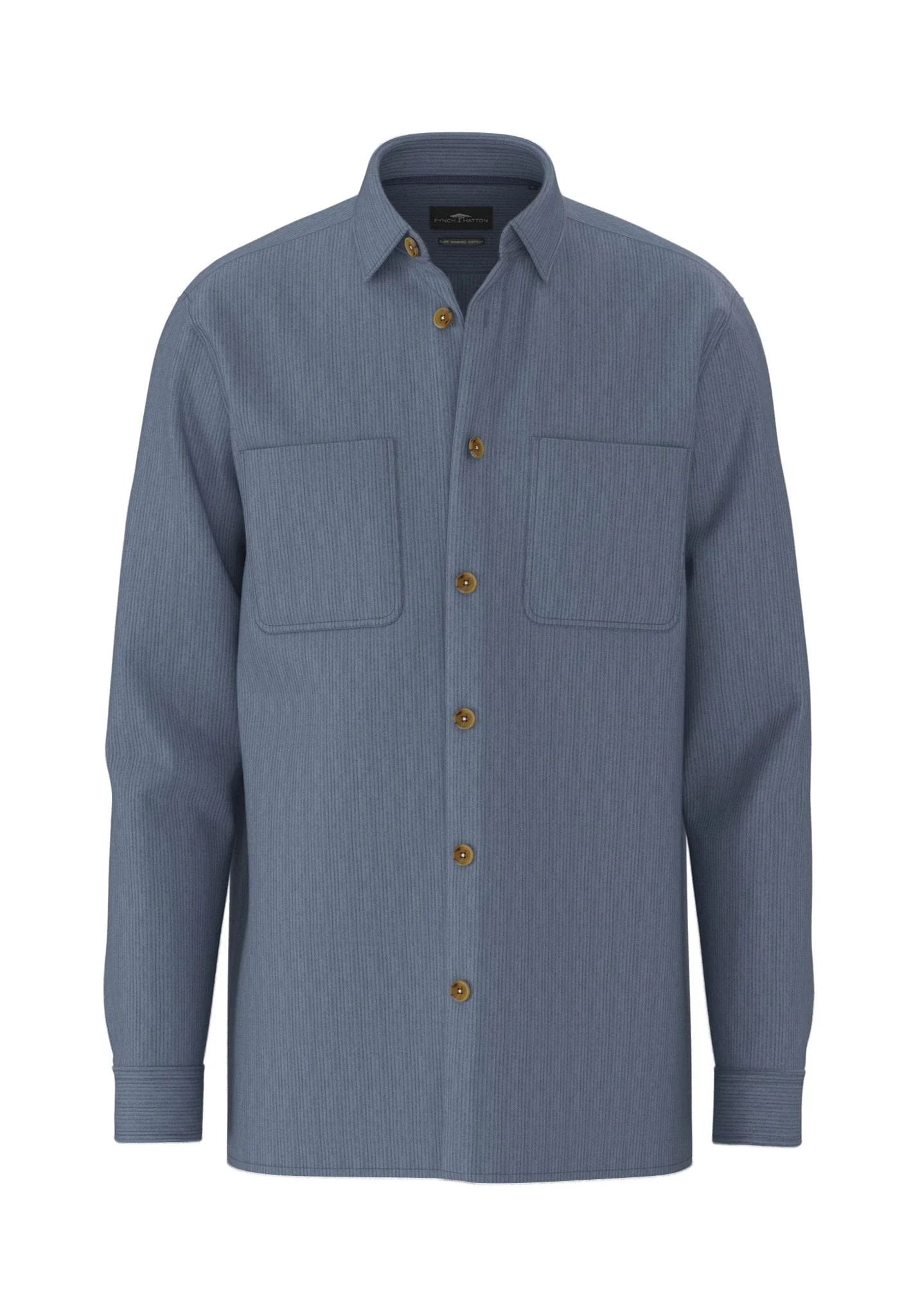 Cord-Overshirt aus Baumwolle mit Brusttaschen und Knopfleiste - Image 23