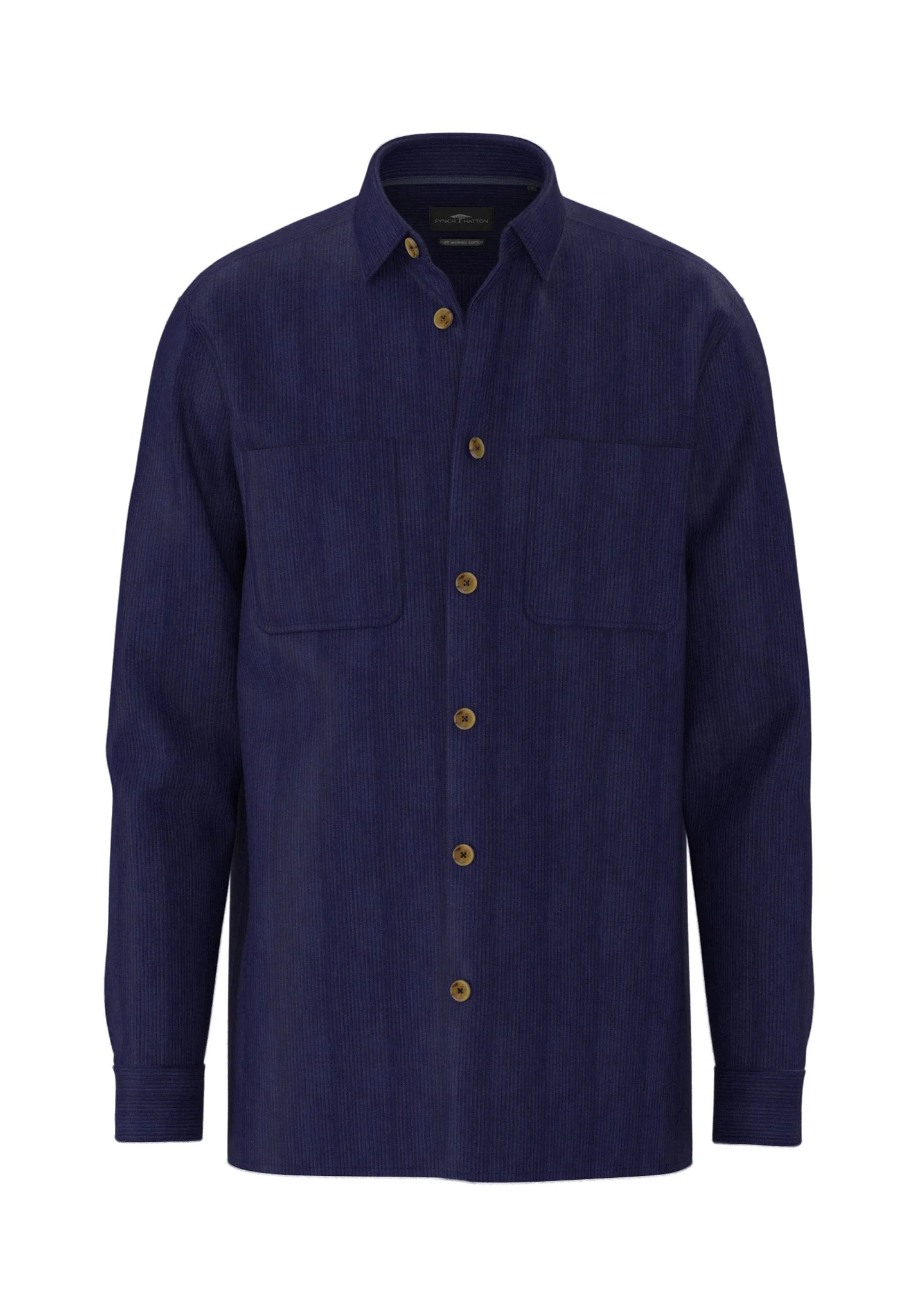Cord-Overshirt aus Baumwolle mit Brusttaschen und Knopfleiste - Image 5