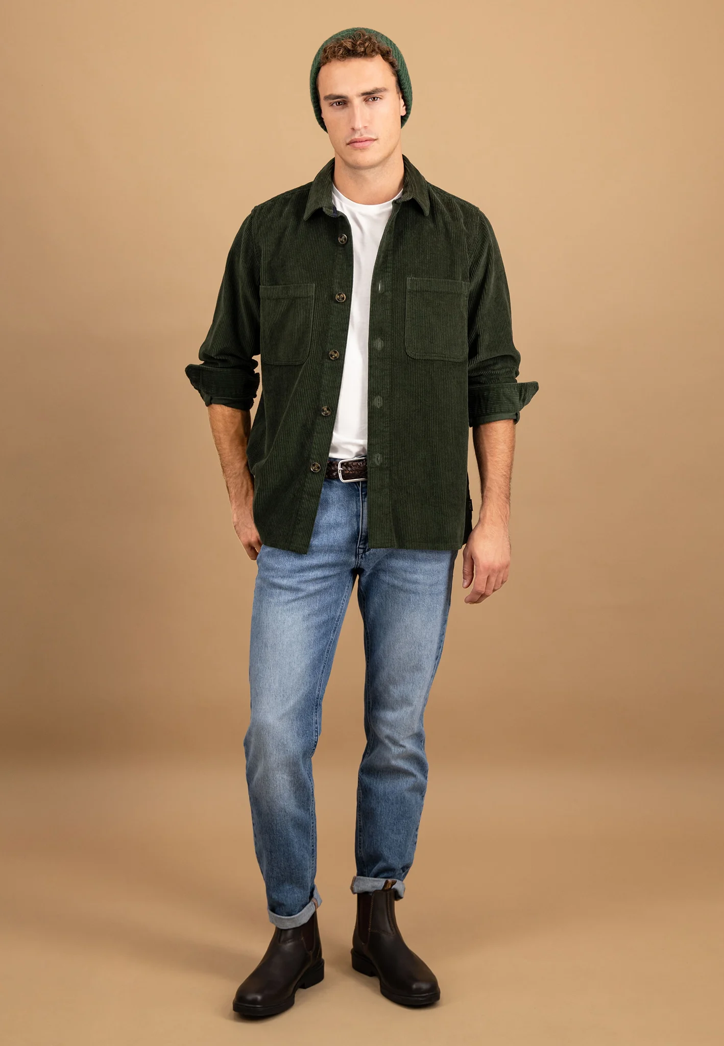 Cord-Overshirt aus Baumwolle mit Brusttaschen und Knopfleiste - Image 8