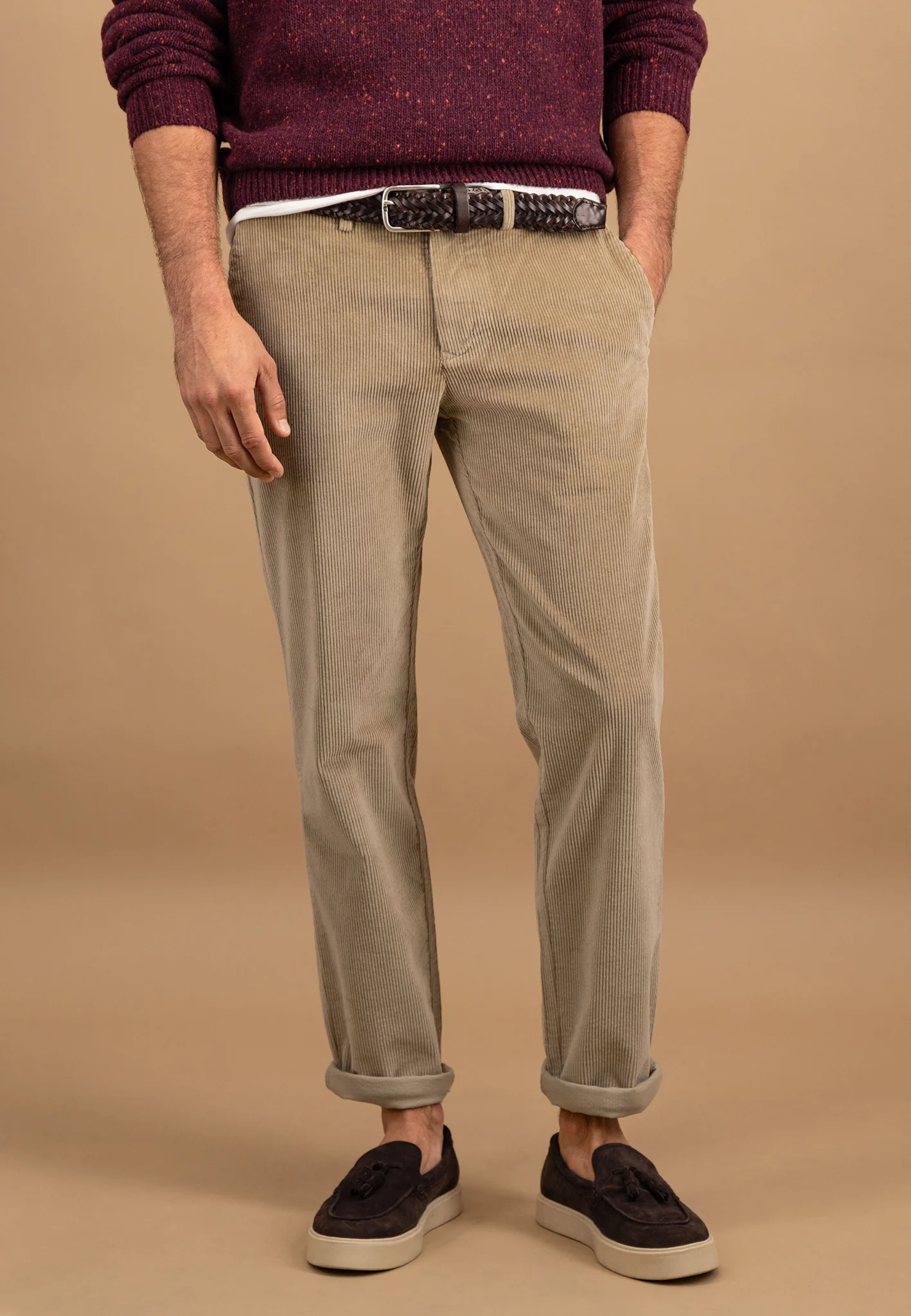 Cordhose aus Baumwoll-Stretch – Straight Leg - Image 6
