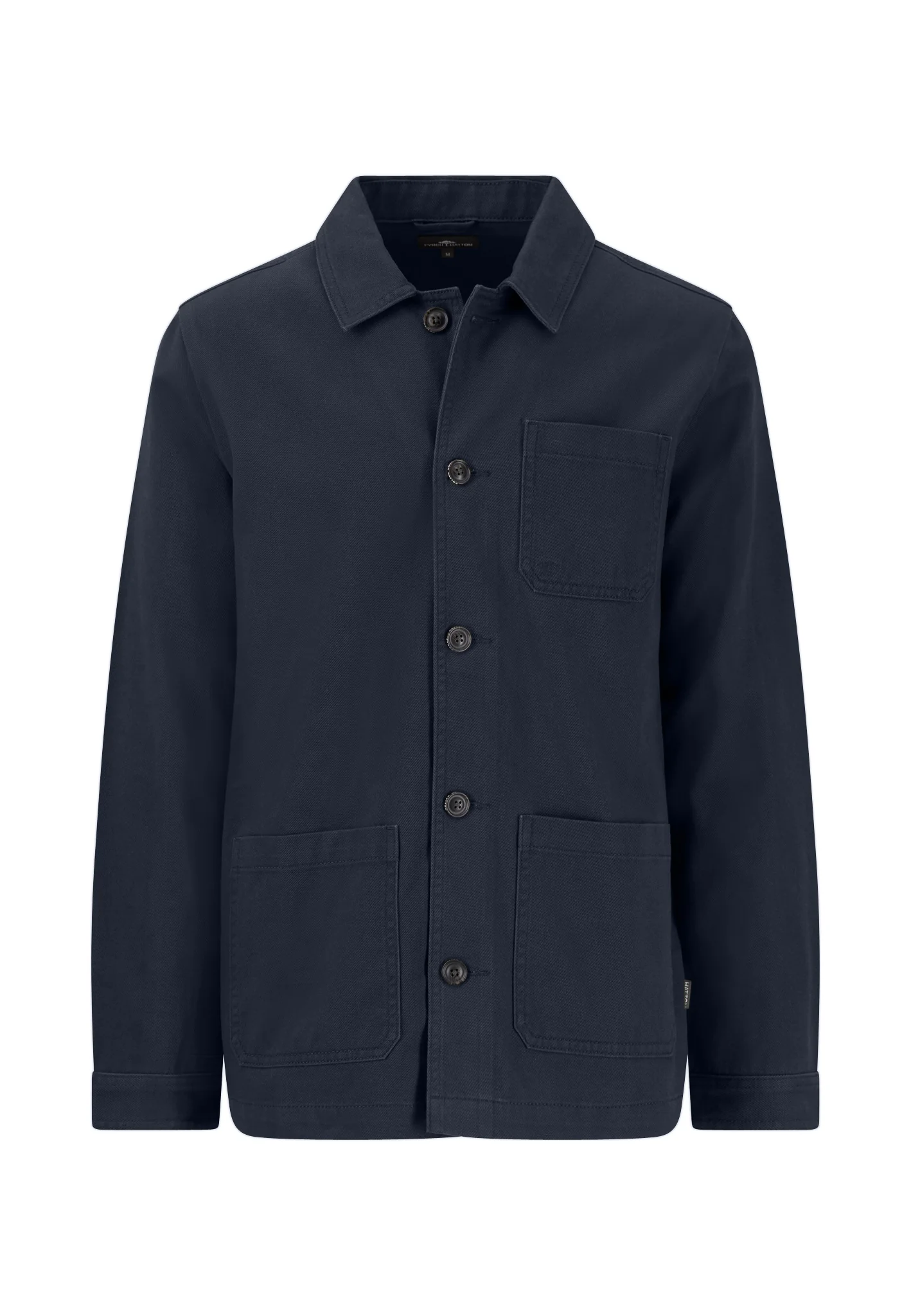 Overshirt aus Twill mit Kentkragen - Image 3