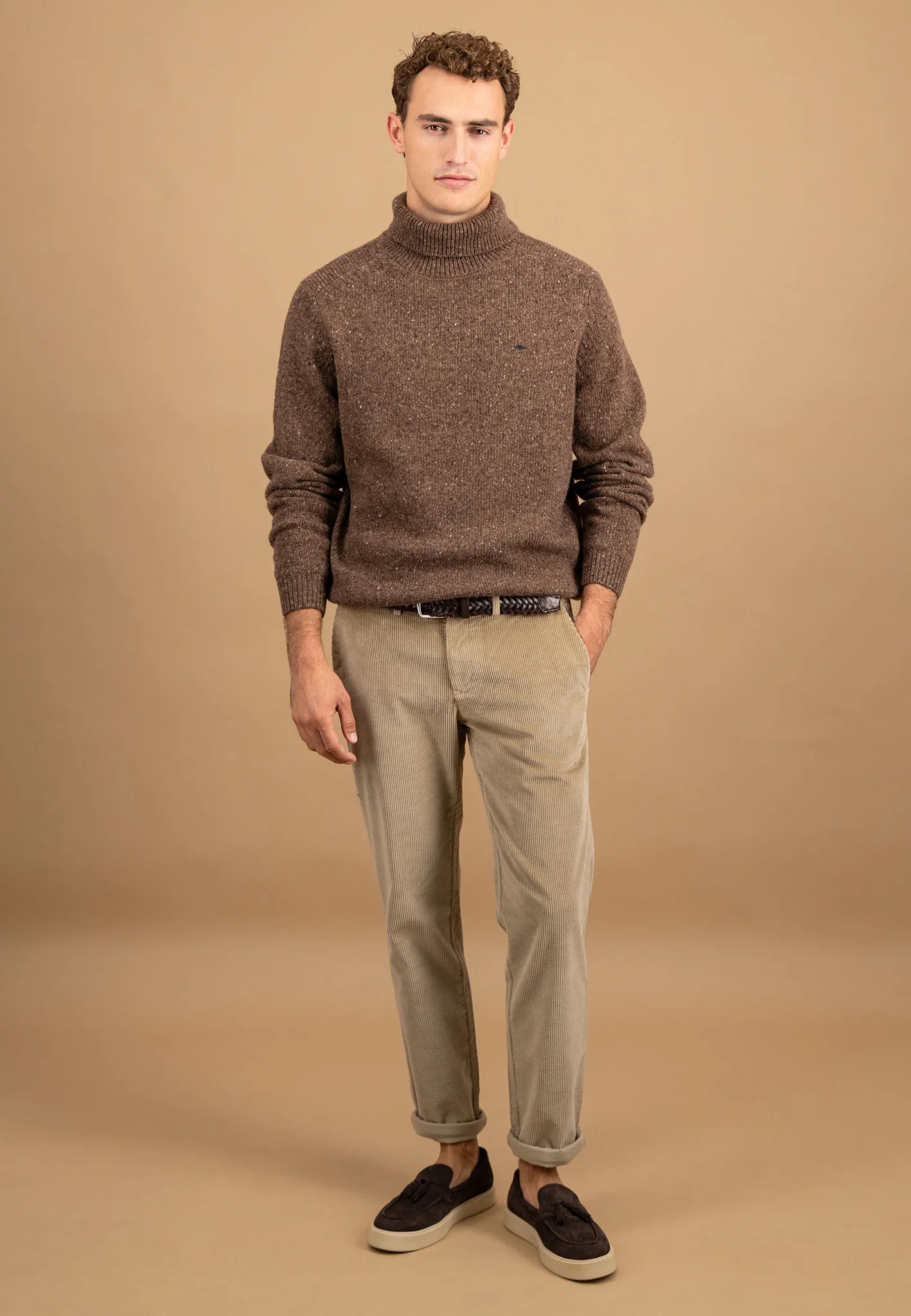 Donegal-Pullover aus Wollmix mit Rollkragen - Image 2