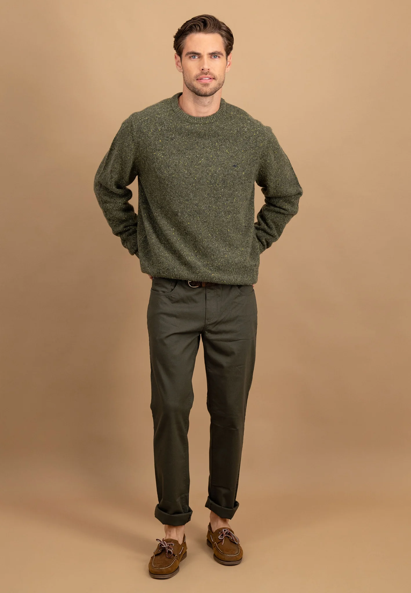 Donegal-Pullover aus Wollmix mit Rundhalsausschnitt - Image 2