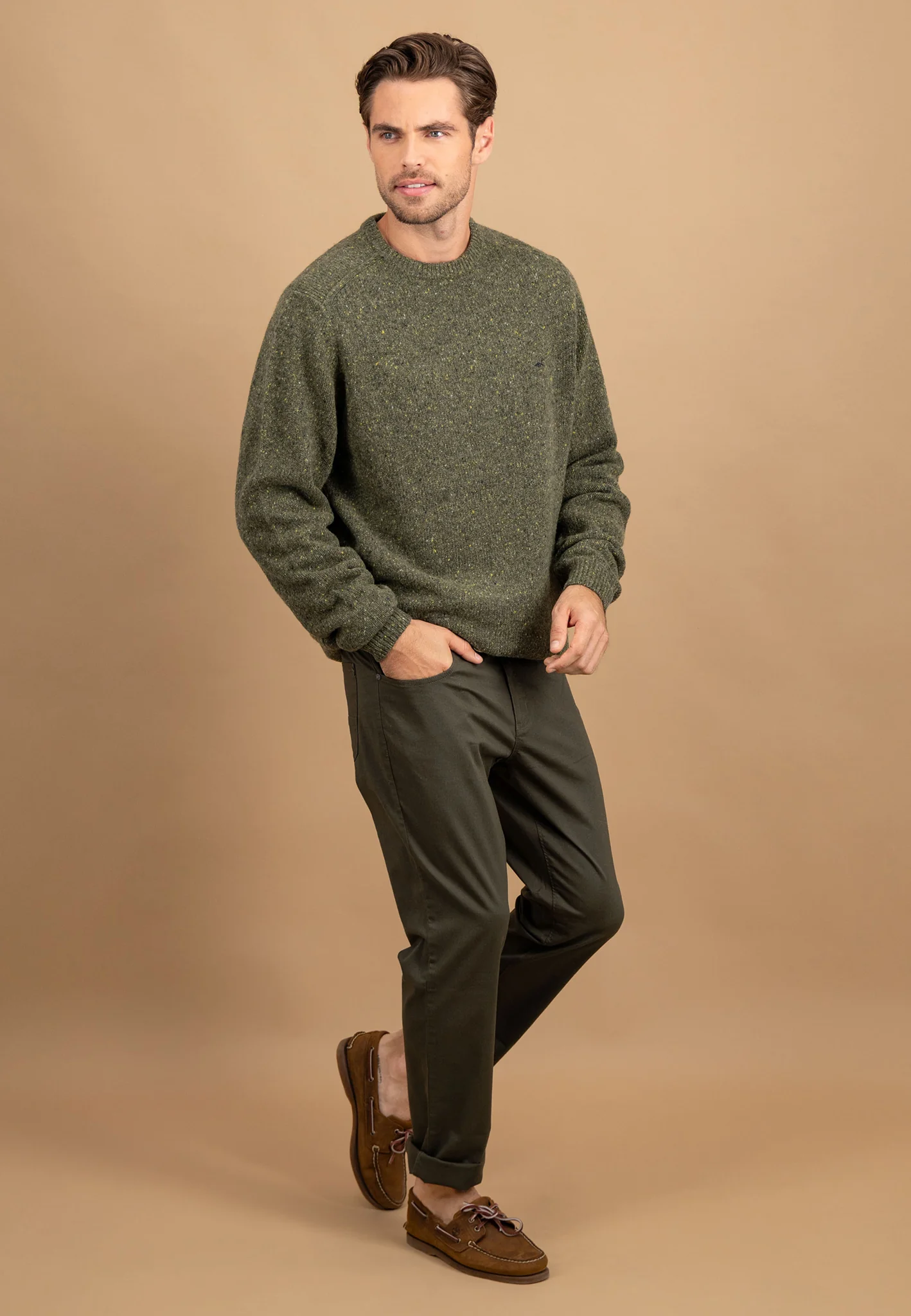Donegal-Pullover aus Wollmix mit Rundhalsausschnitt - Image 4