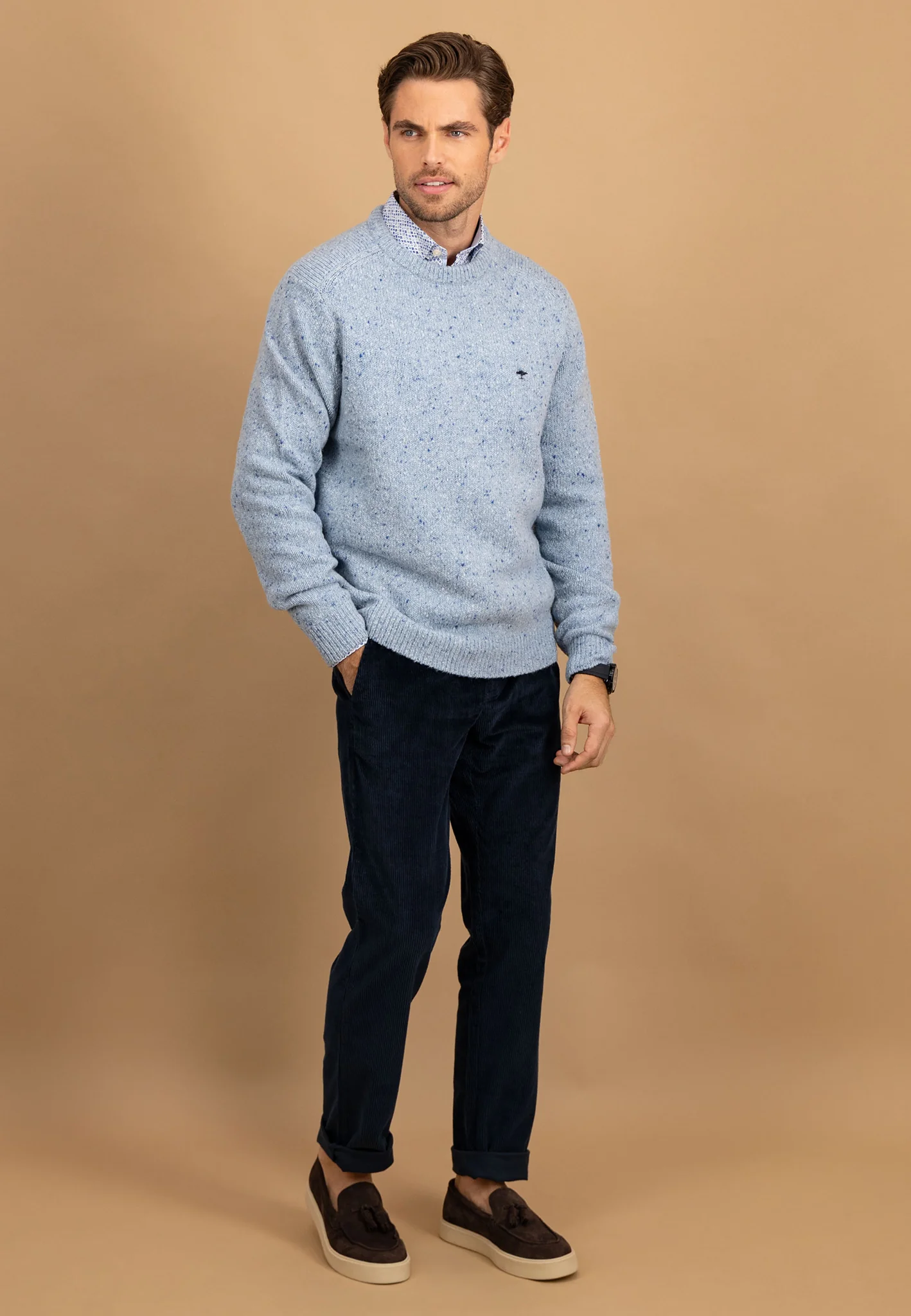 Donegal-Pullover aus Wollmix mit Rundhalsausschnitt - Image 8