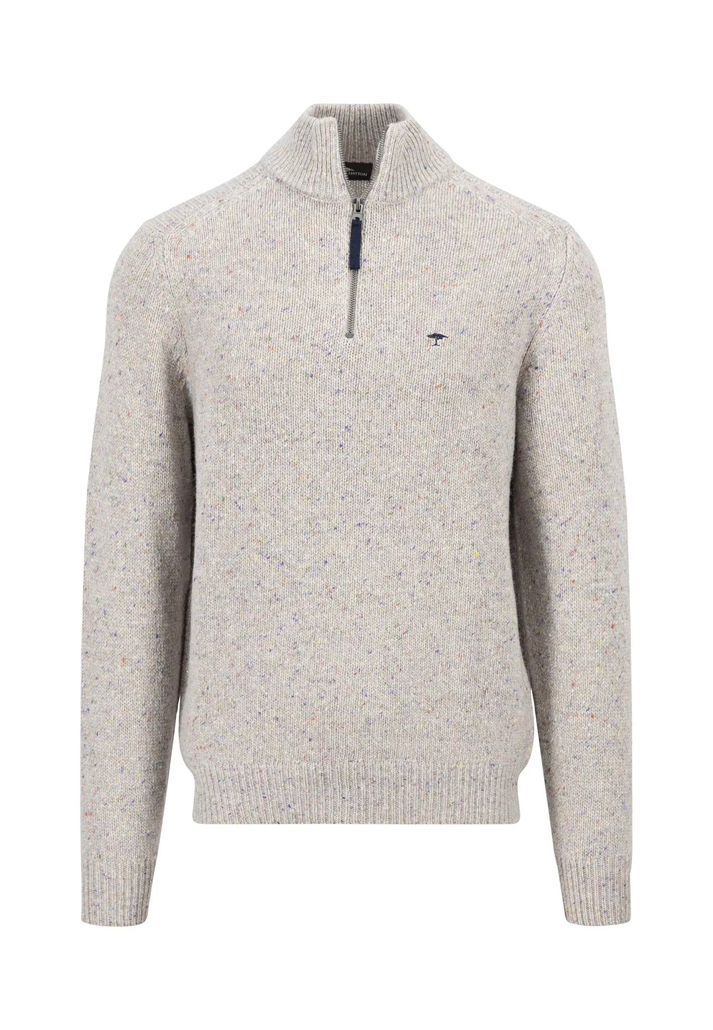 Donegal-Pullover mit Troyer-Kragen - Image 3