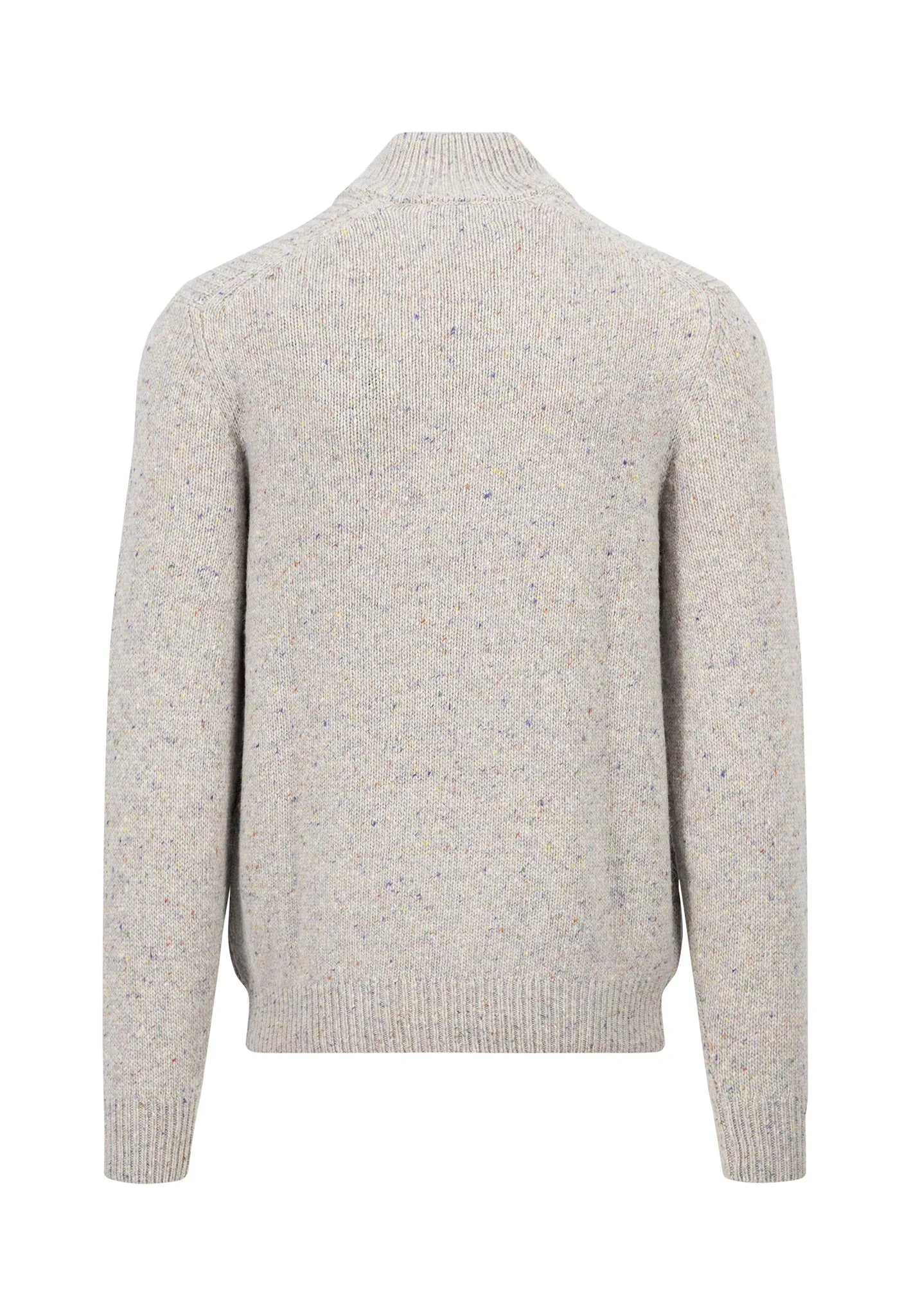 Donegal-Pullover mit Troyer-Kragen - Image 4