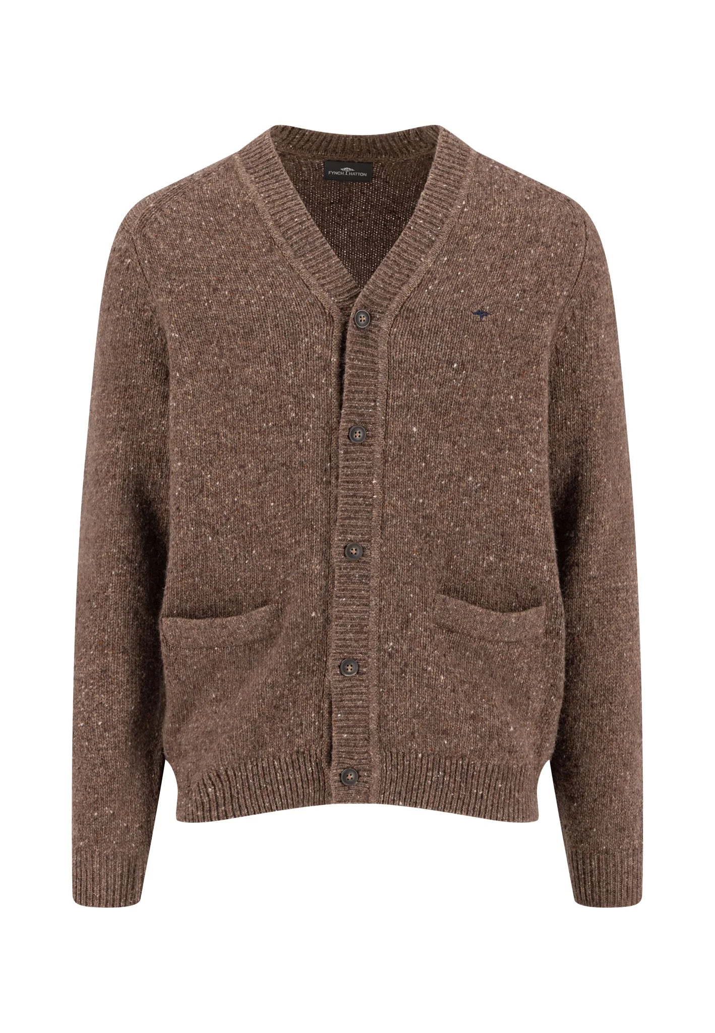 Donegal-Strickjacke aus Wollmix mit Knopfleiste und Taschen - Image 15