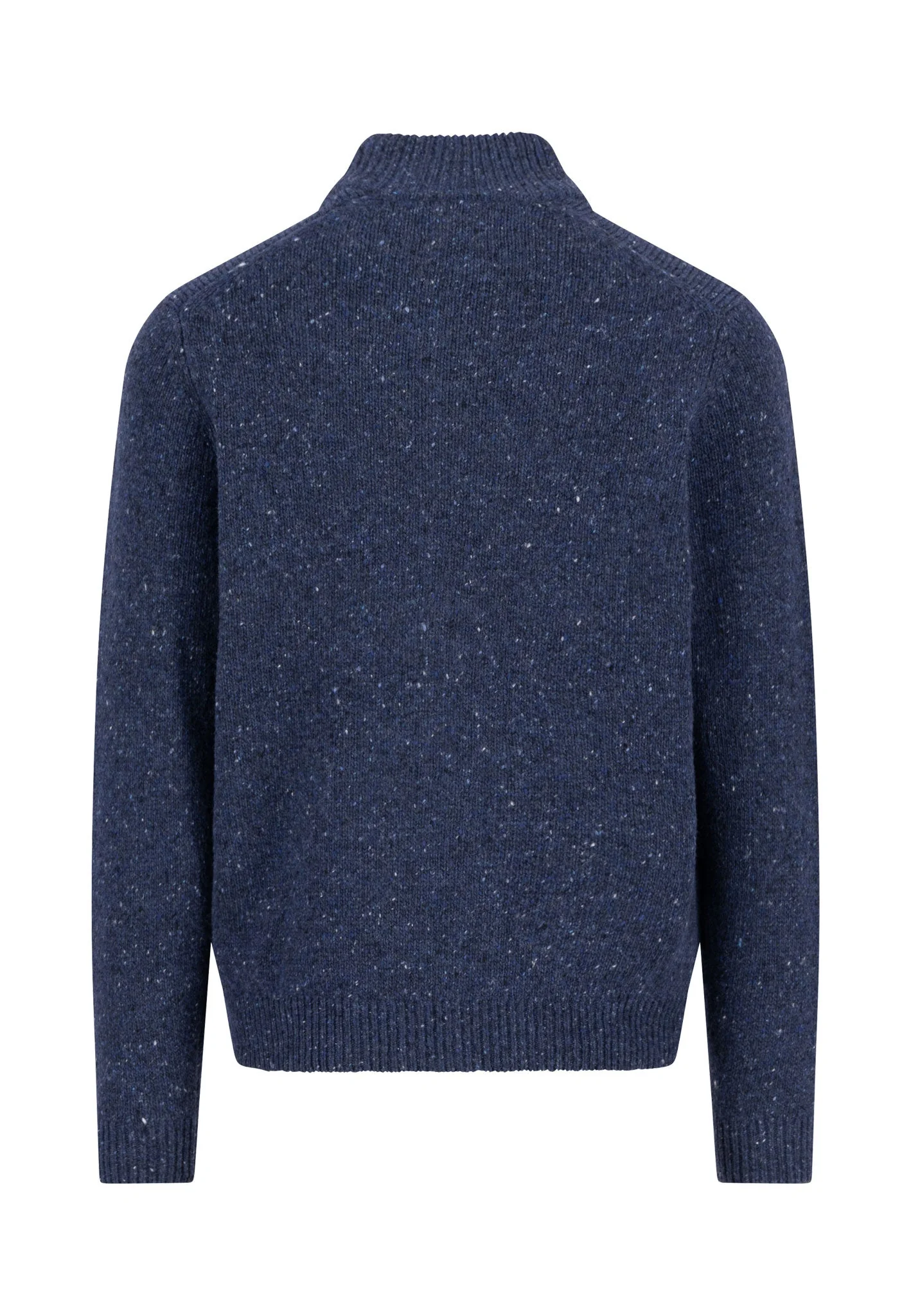Donegal-Strickjacke aus Wollmix mit Reißverschluss und Stehkragen - Image 6