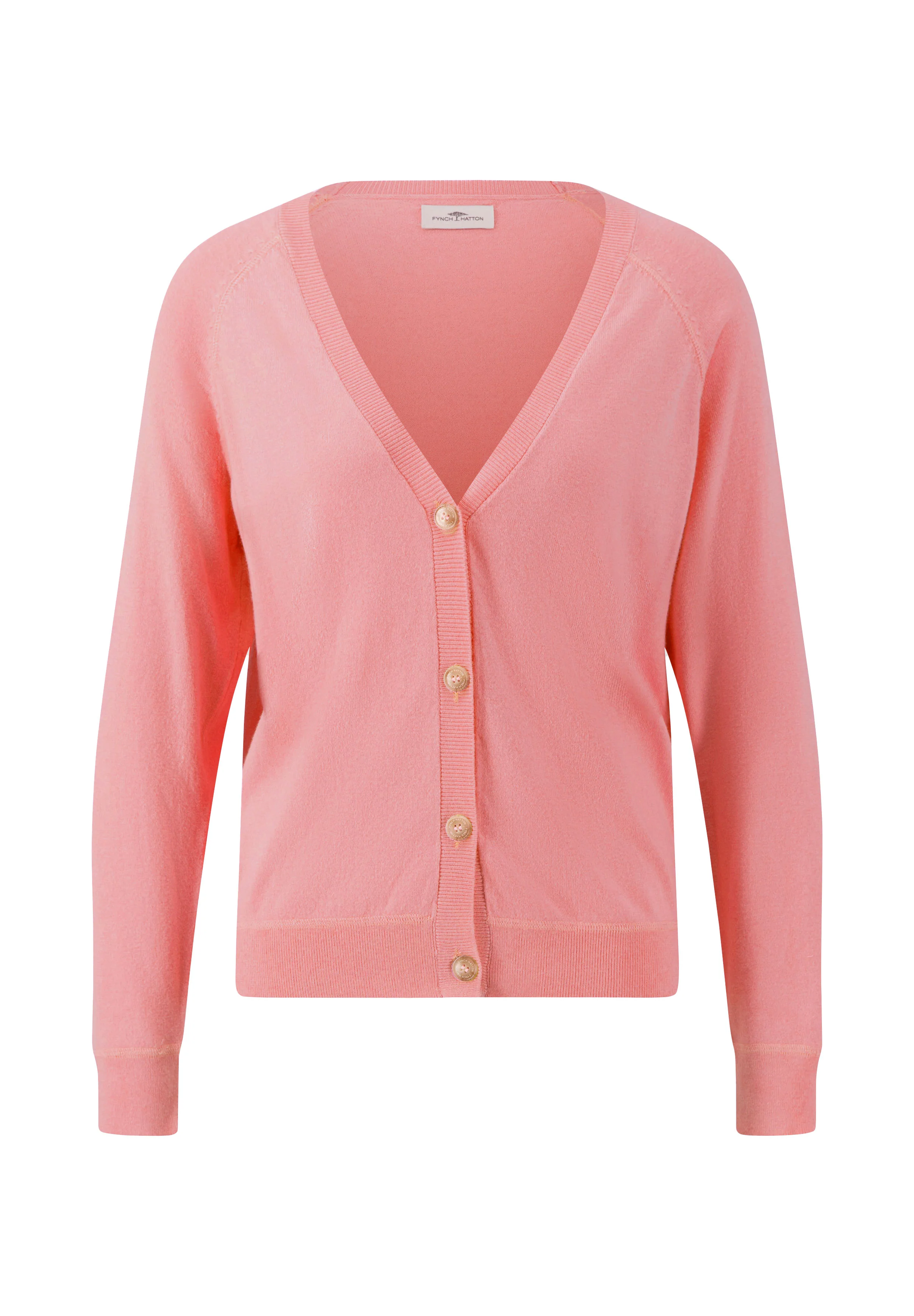 Feinstrick-Cardigan aus Baumwoll-Seiden-Mix - Image 3