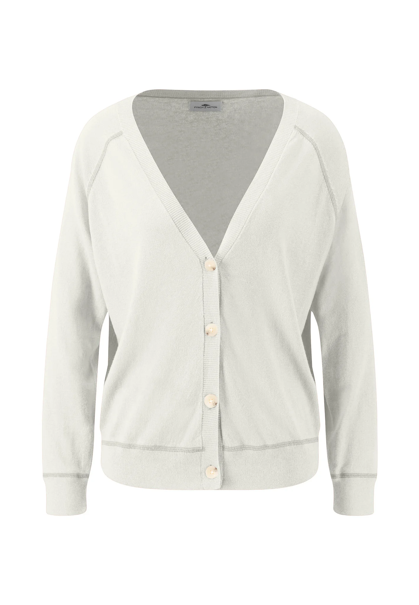 Feinstrick-Cardigan aus Baumwoll-Seiden-Mix - Image 5