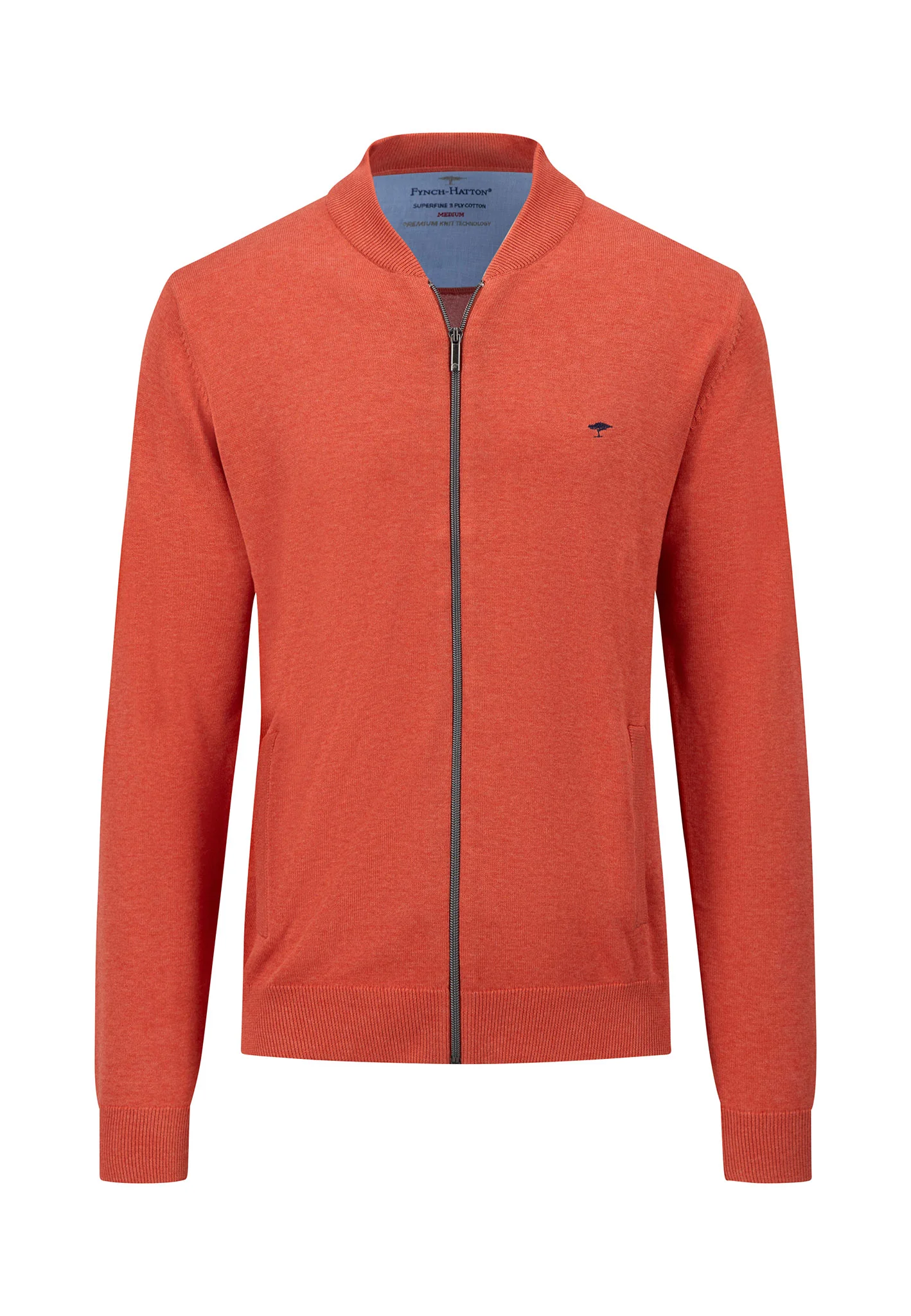 Feinstrick-Cardigan mit College-Kragen - Image 10