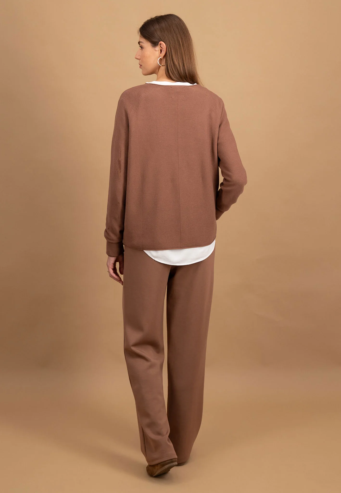 Feinstrickpullover aus Baumwolle mit Rundhalsausschnitt - Image 3