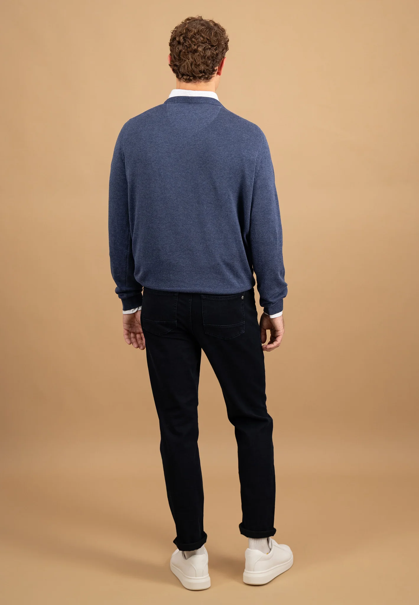 Feinstrickpullover aus Baumwolle mit Rundhalsausschnitt - Image 27