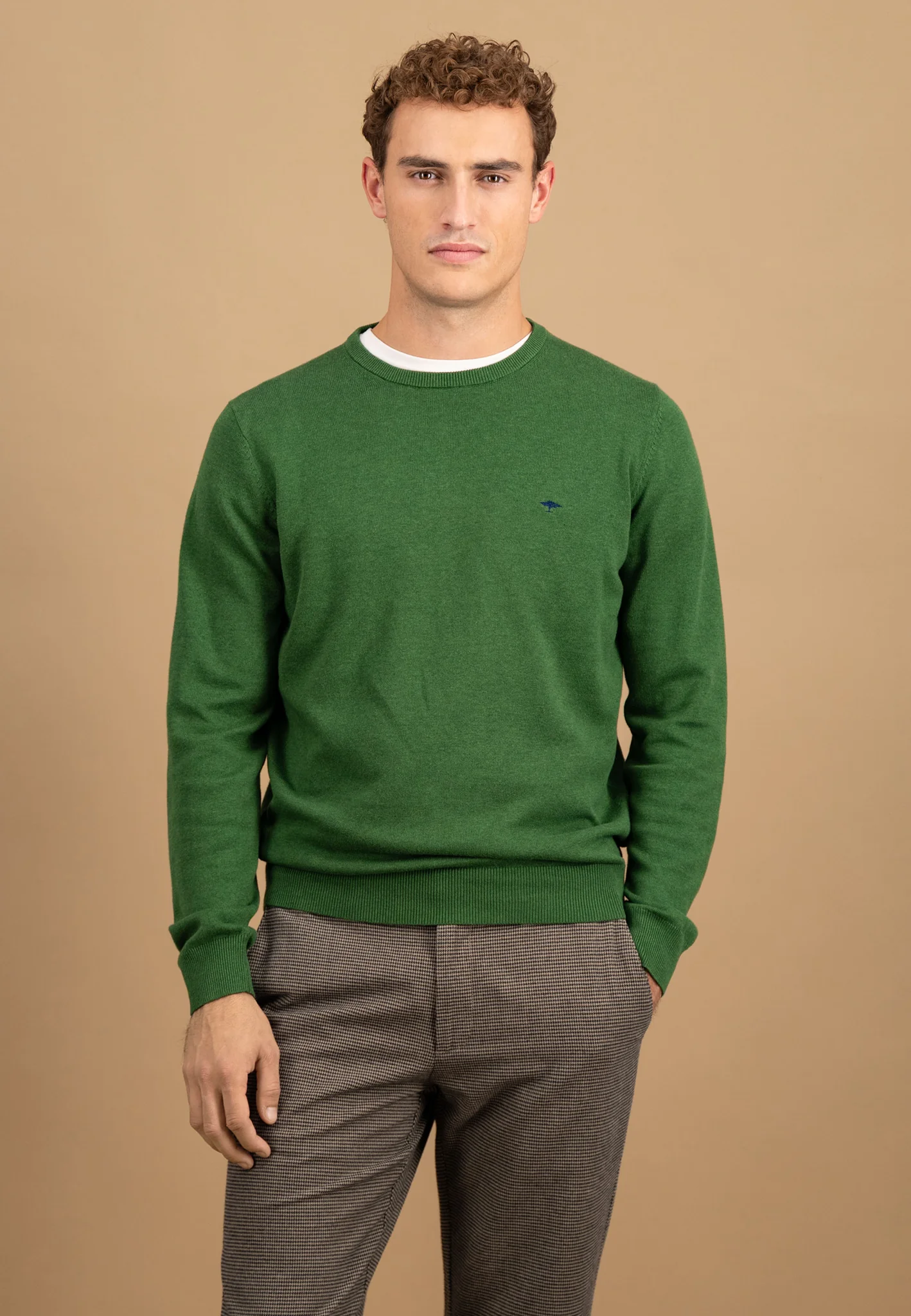 Feinstrickpullover aus Baumwolle mit Rundhalsausschnitt - Image 37